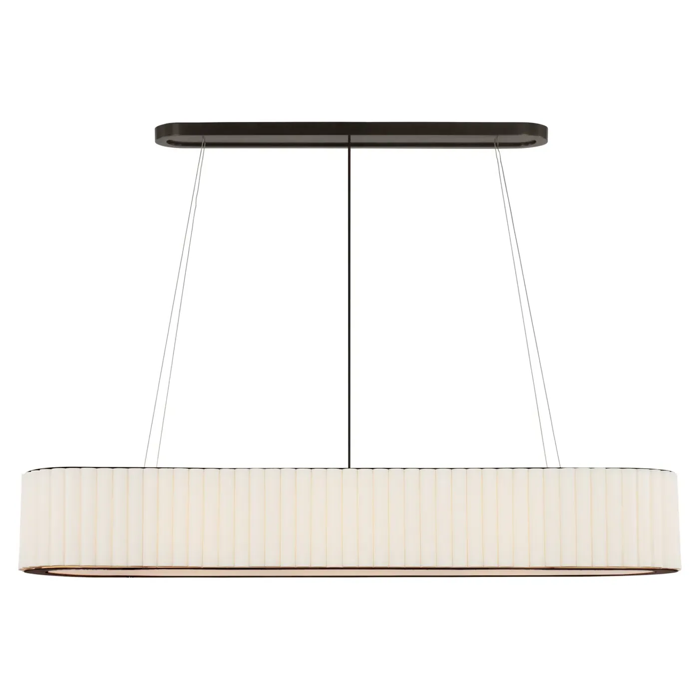 Palati Large Linear Chandelier - Bronze, Metal