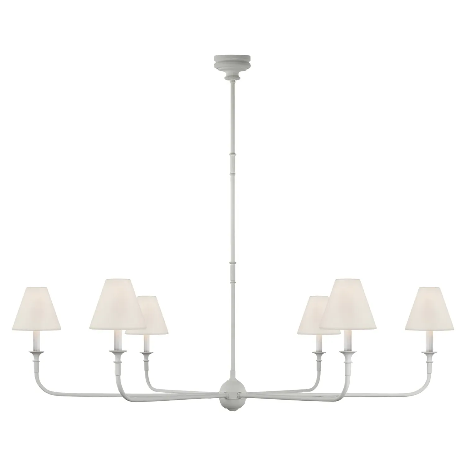 Piaf Grande Chandelier - Plaster White, Metal