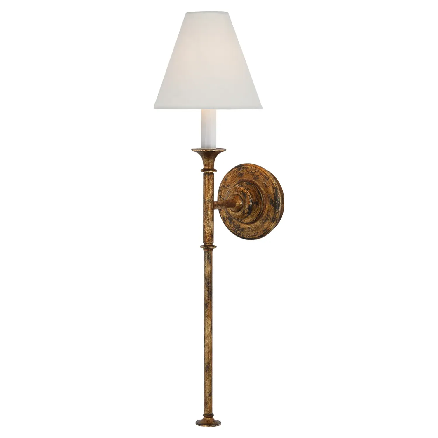 Piaf Large Tail Wall Sconce - Antique Gild, Metal