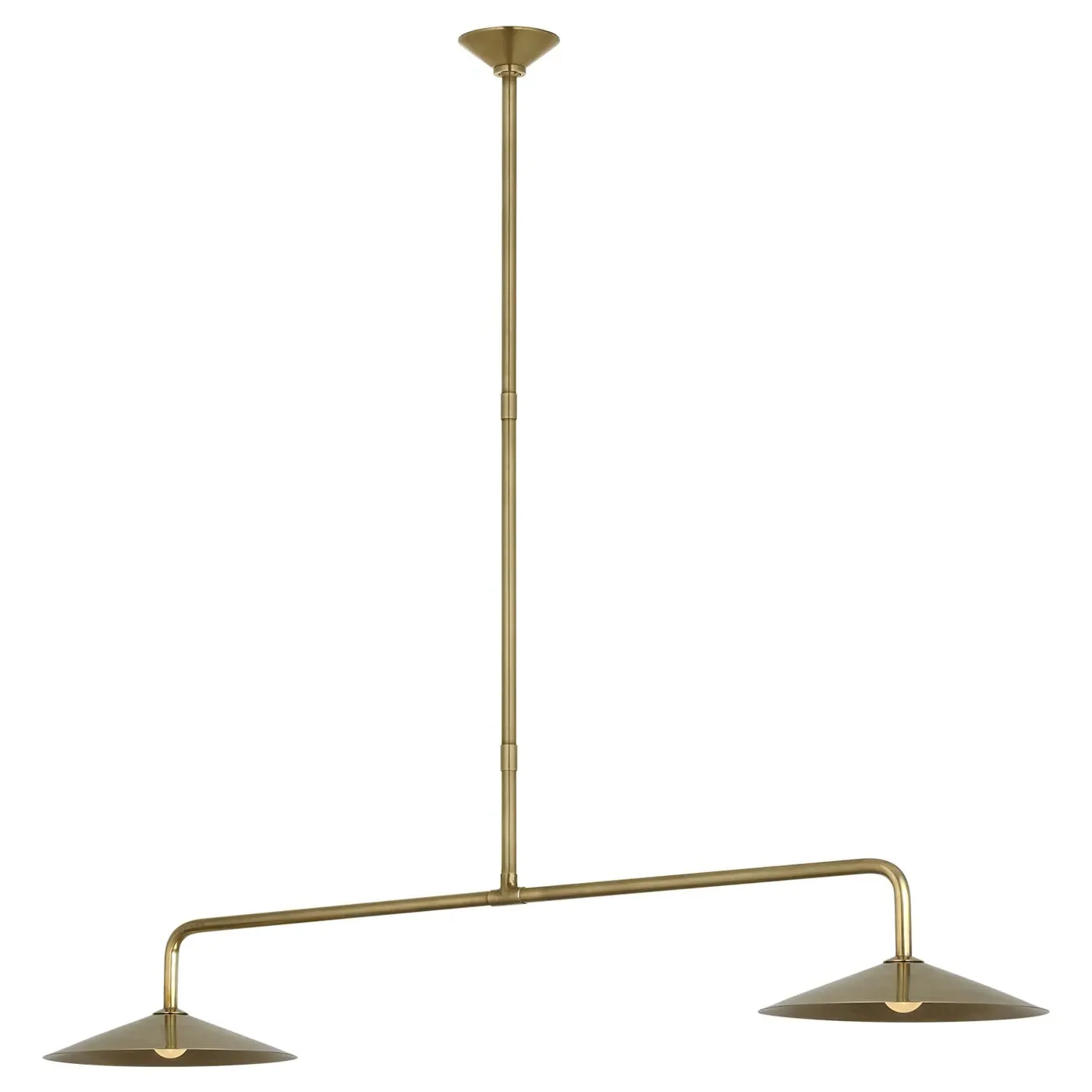Ponce Linear Pendant - Antique Brass