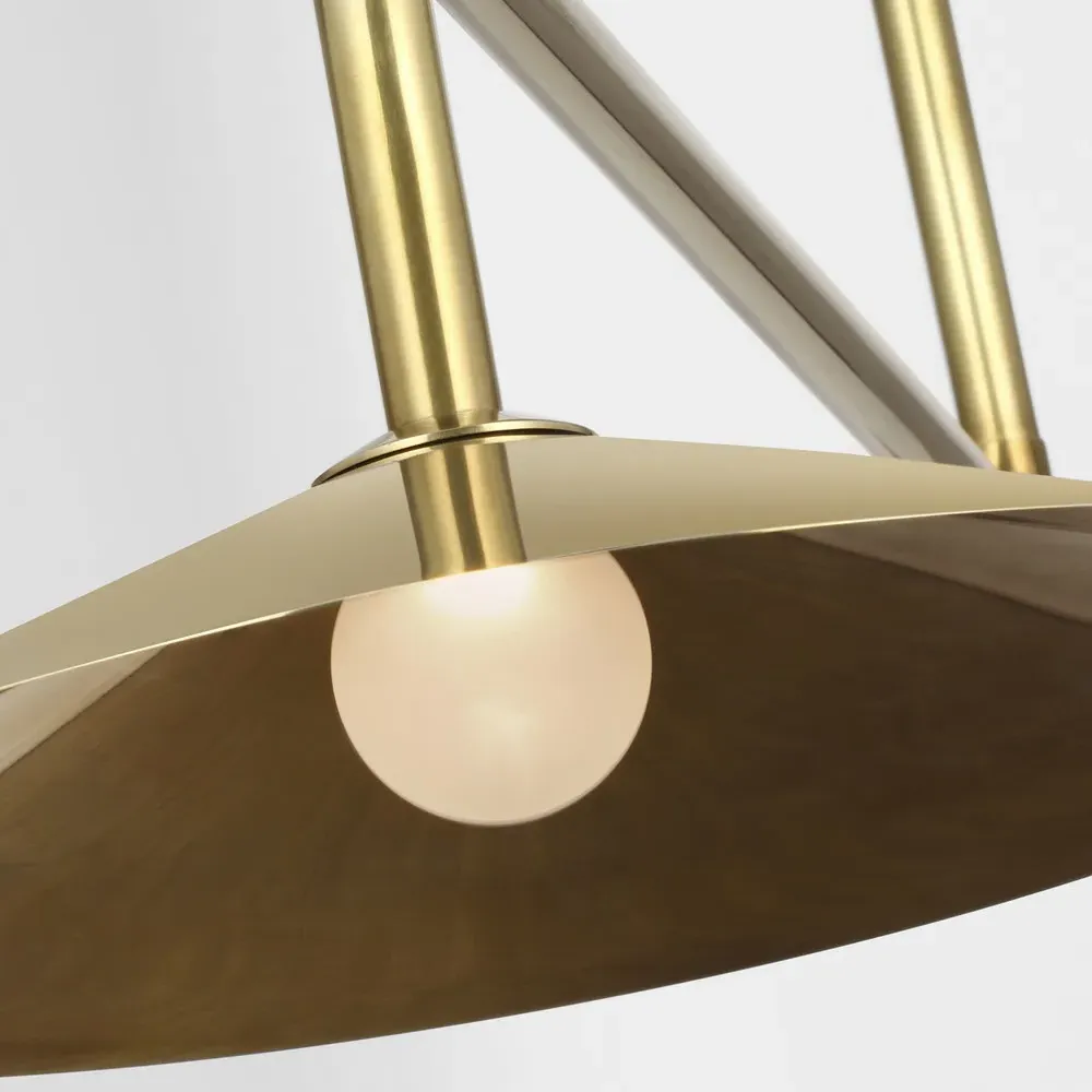 Ponce Linear Pendant - Antique Brass