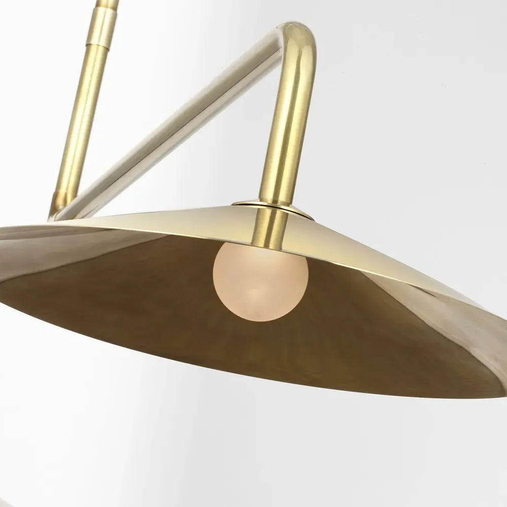 Ponce Linear Pendant - Antique Brass