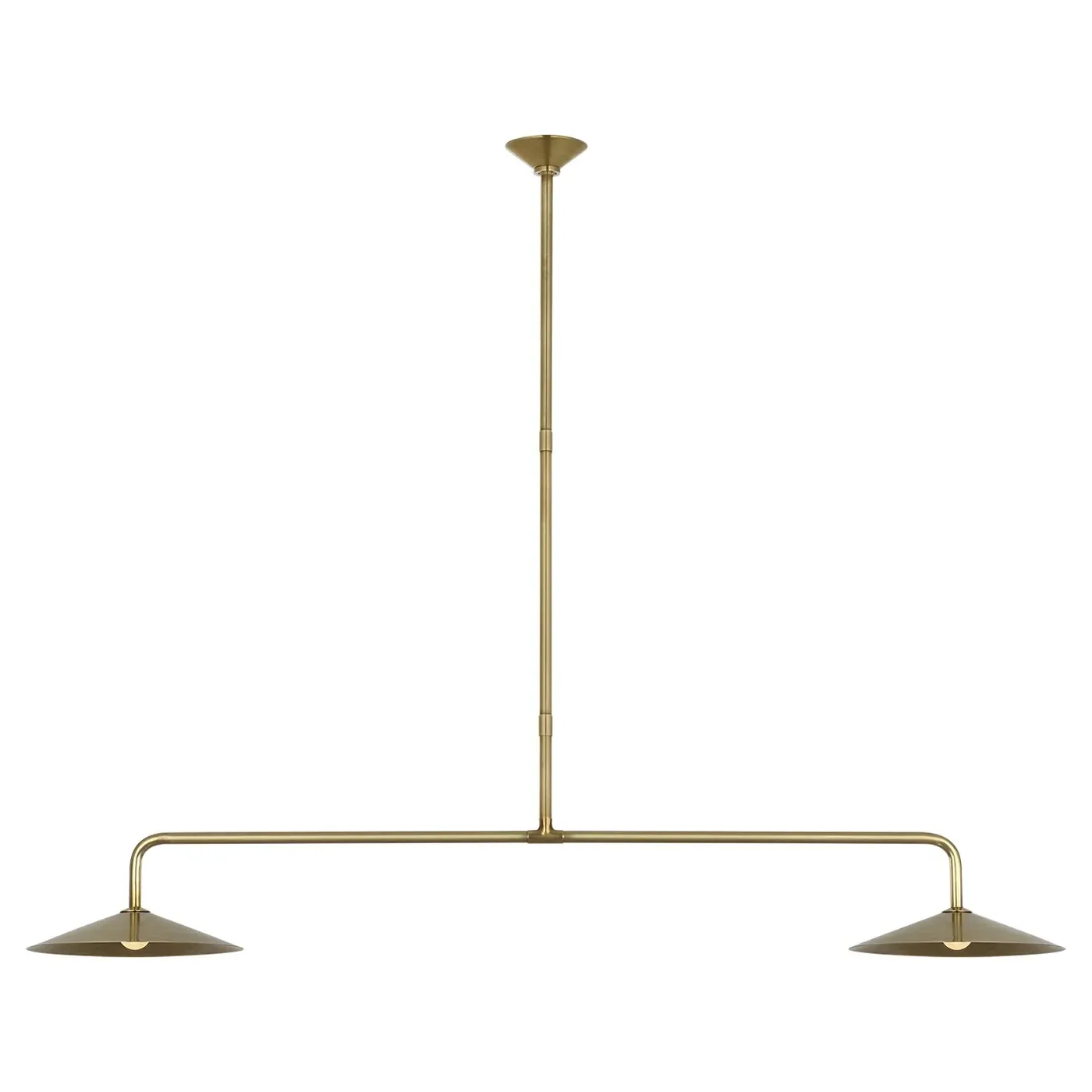 Ponce Linear Pendant - Antique Brass