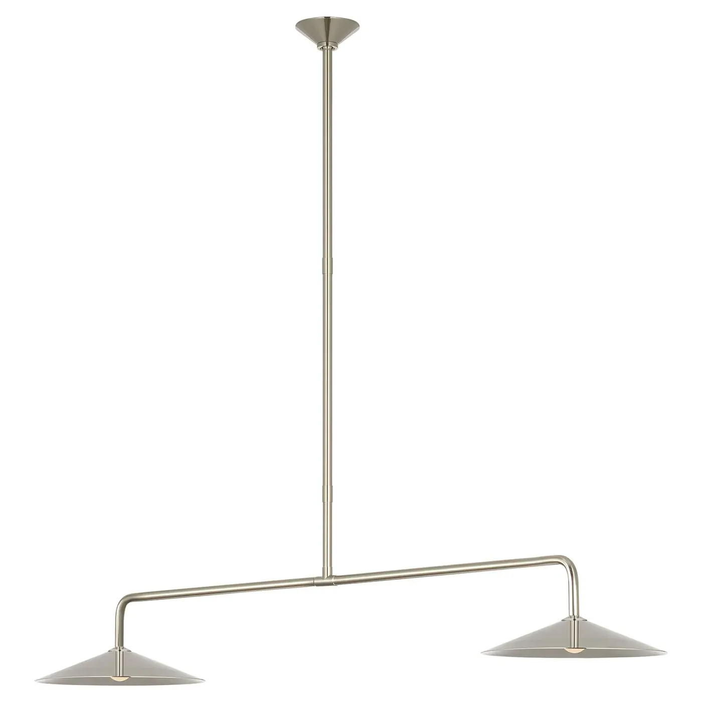 Ponce Linear Pendant - Polished Nickel, Steel