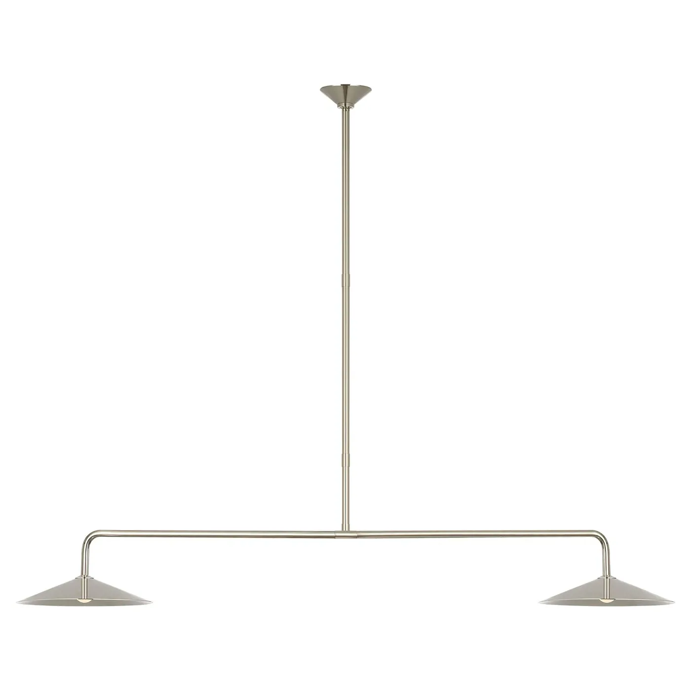 Ponce Linear Pendant - Polished Nickel, Steel