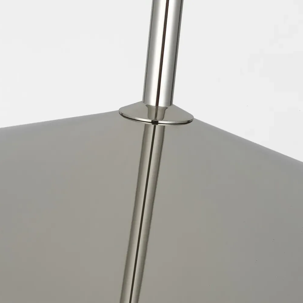 Ponce Single Pendant Light - Polished Nickel, Steel