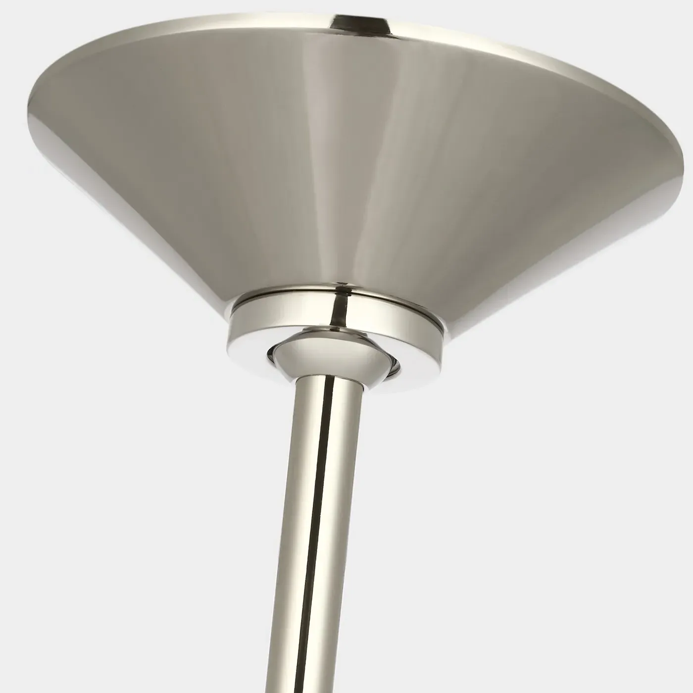 Ponce Single Pendant - Polished Nickel, Steel