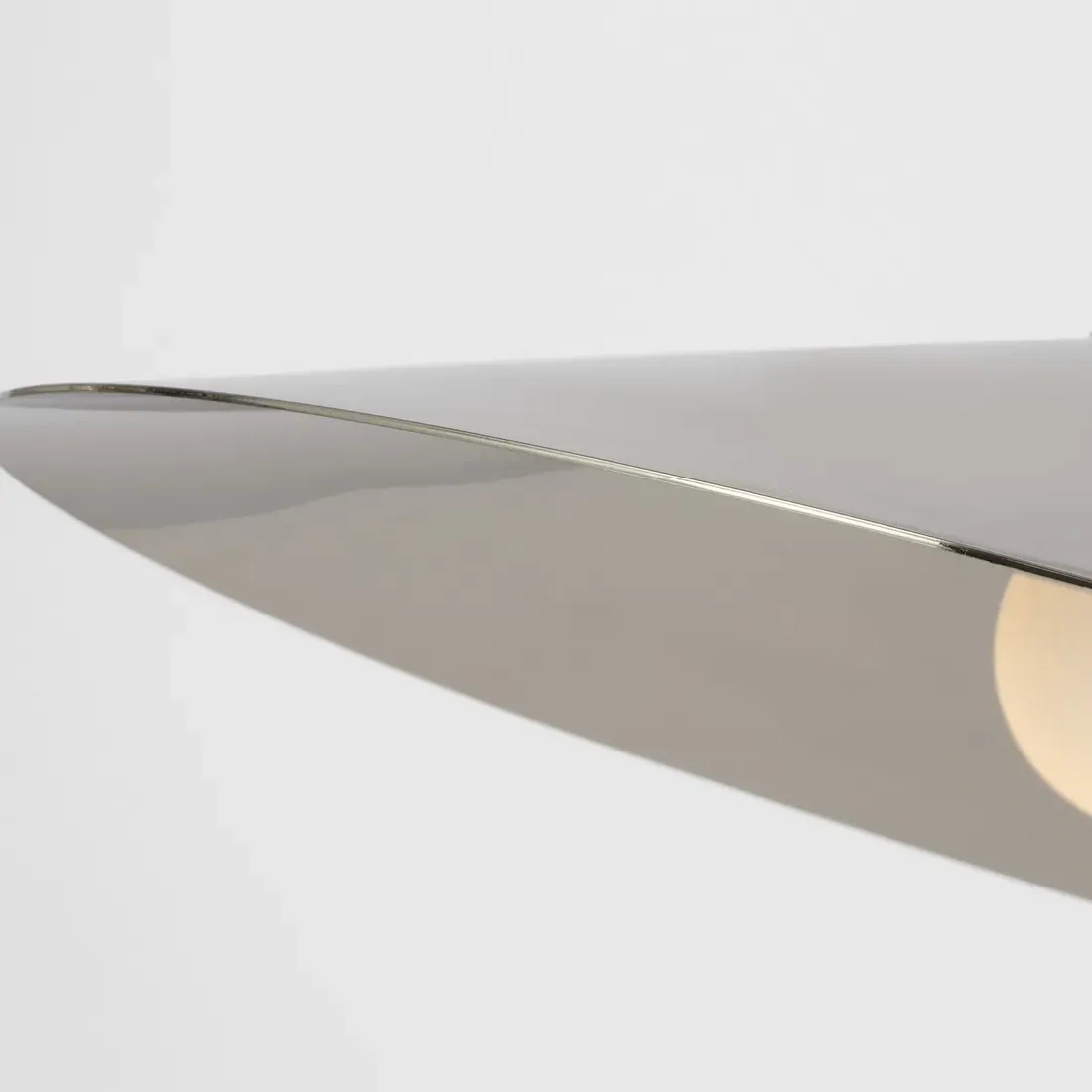 Ponce Single Pendant - Polished Nickel, Steel