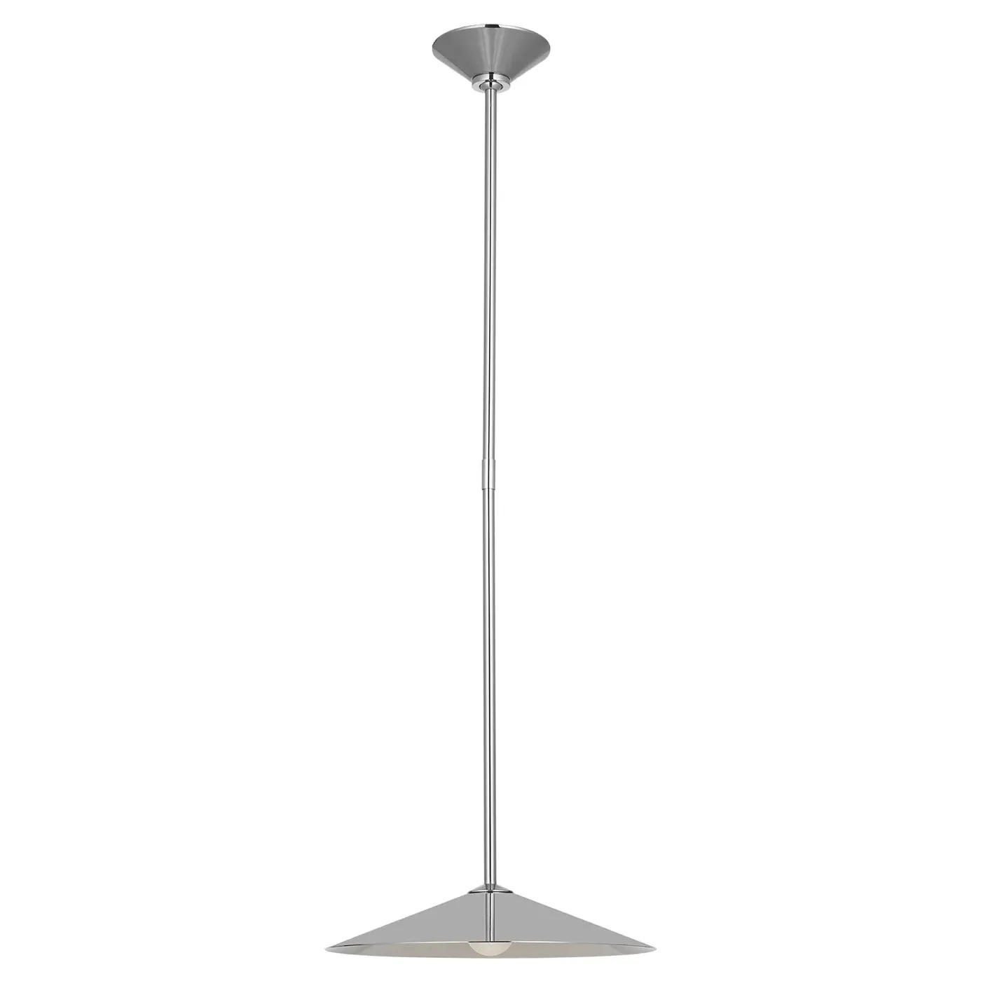 Ponce Single Pendant - Polished Nickel, Steel image