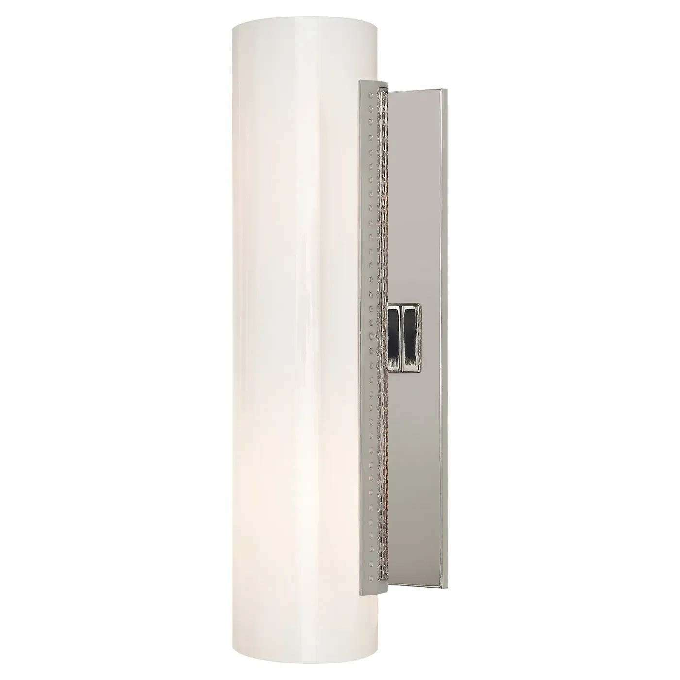 Precision Cylinder Sconce - Polished Nickel, Metal image