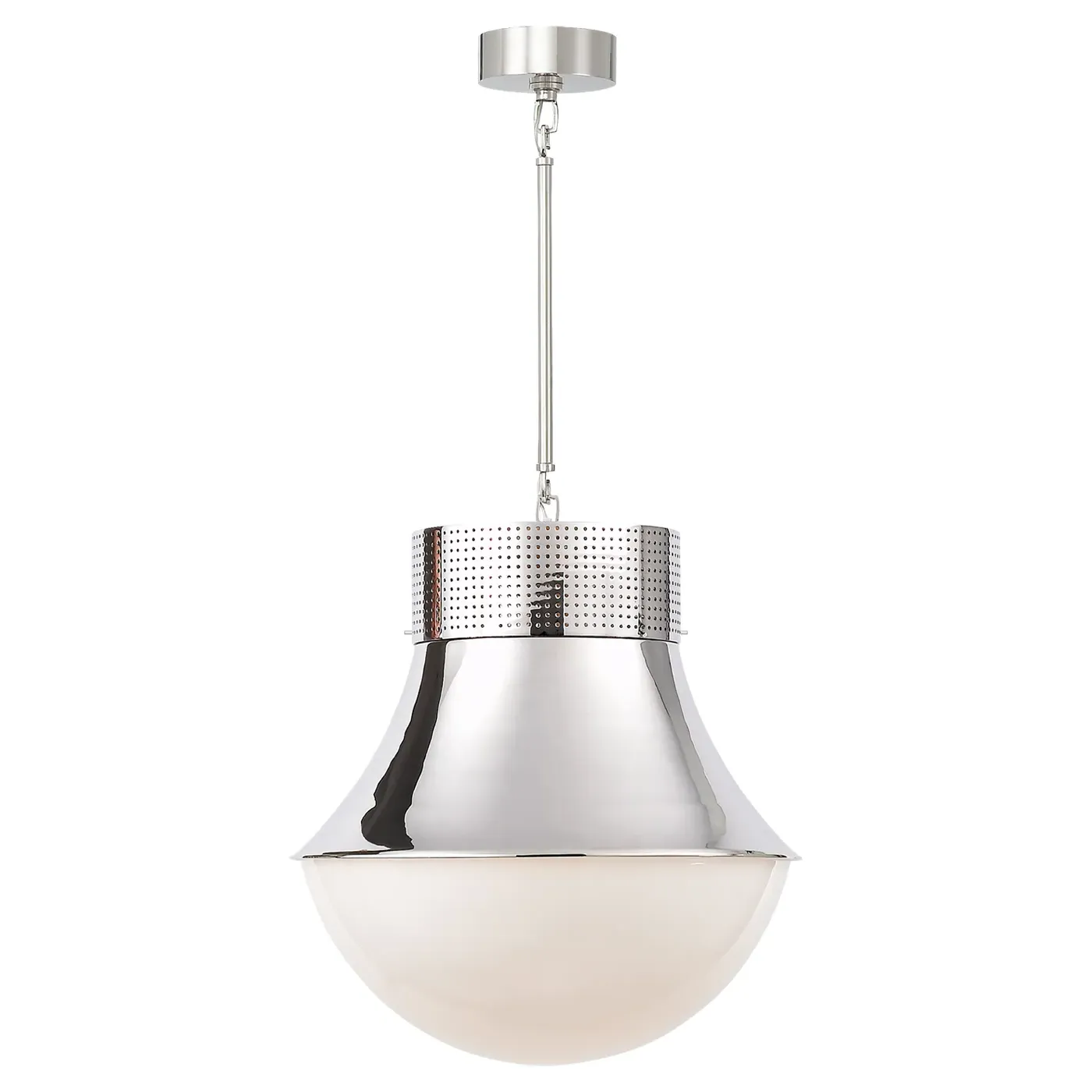 Precision Large Pendant - Polished Nickel, Metal