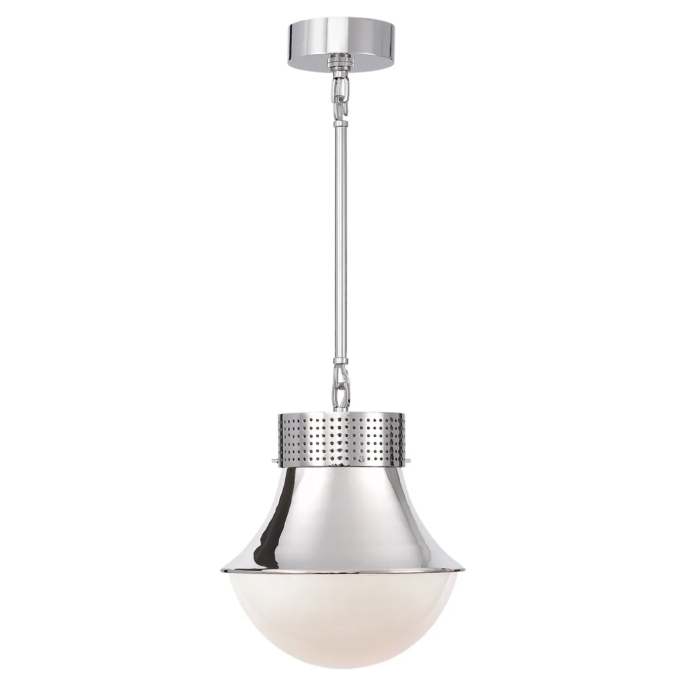 Precision Small Pendant - Polished Nickel, Metal