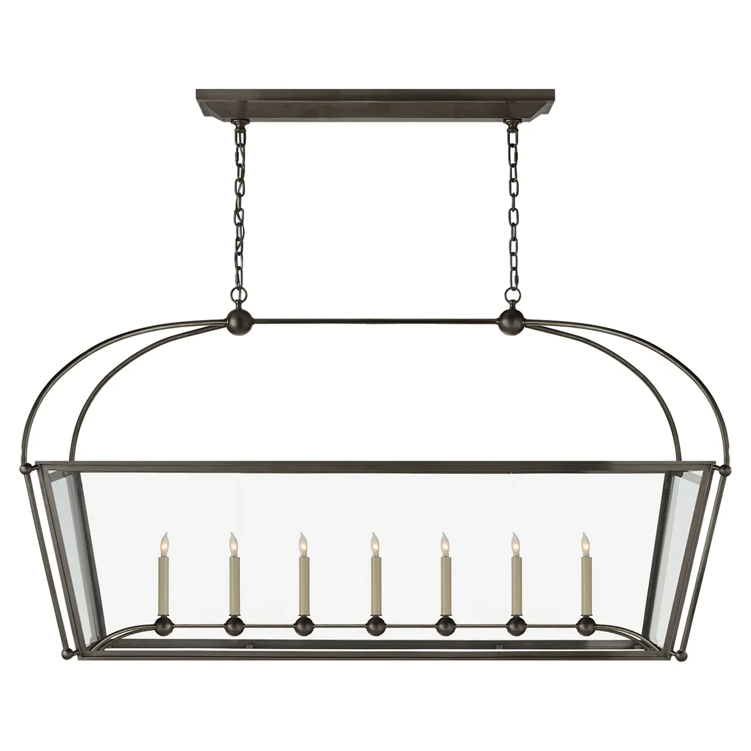 Riverside Linear Pendant - Bronze, Metal image