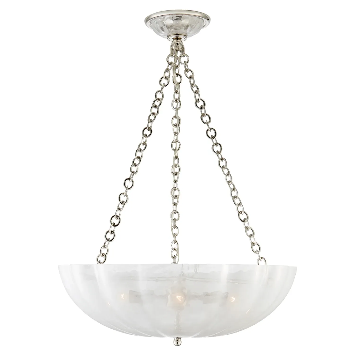 Rosehill Mid Century Chandelier - Polished Nickel, Metal