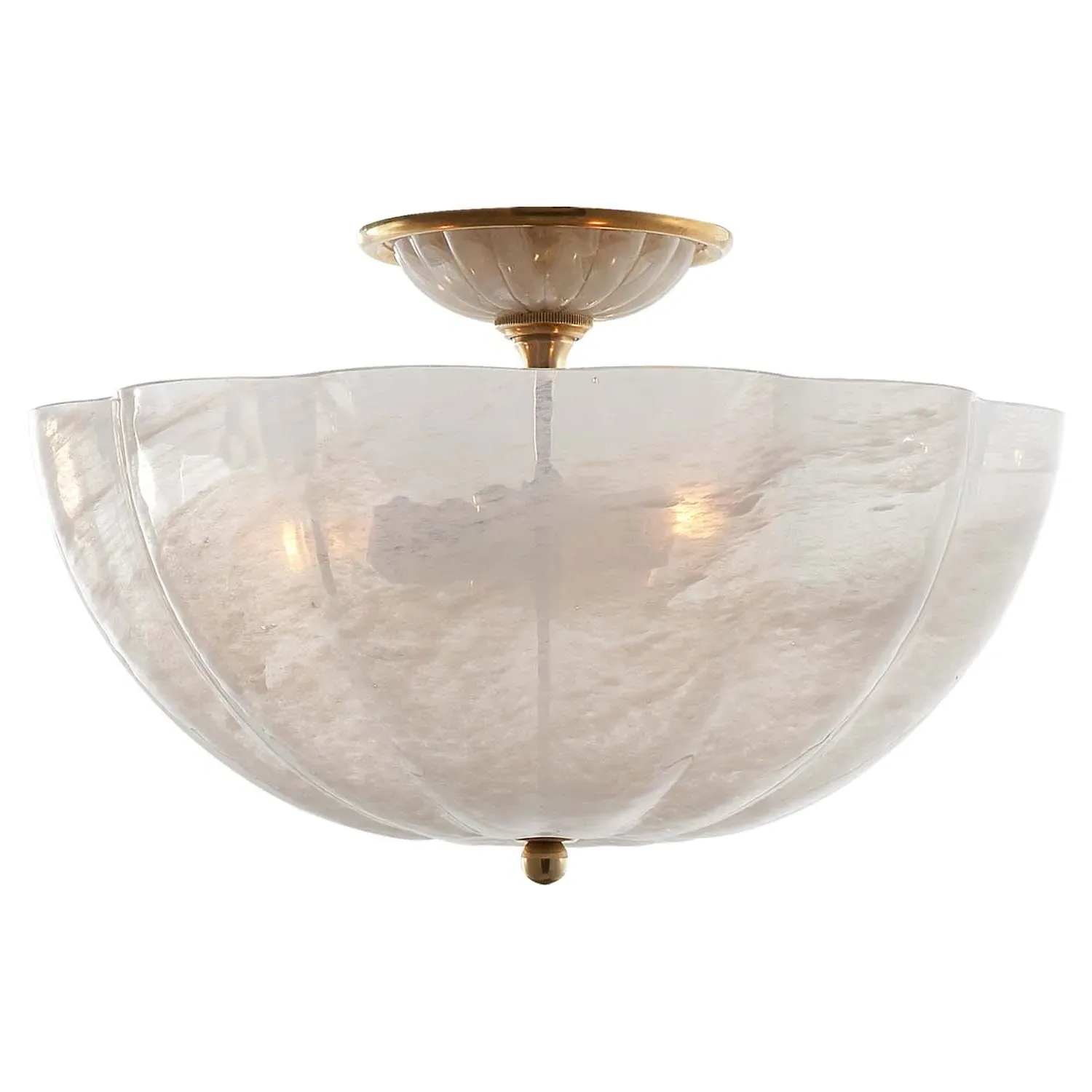 Rosehill Small Flush Mount - Antique Brass, Metal image