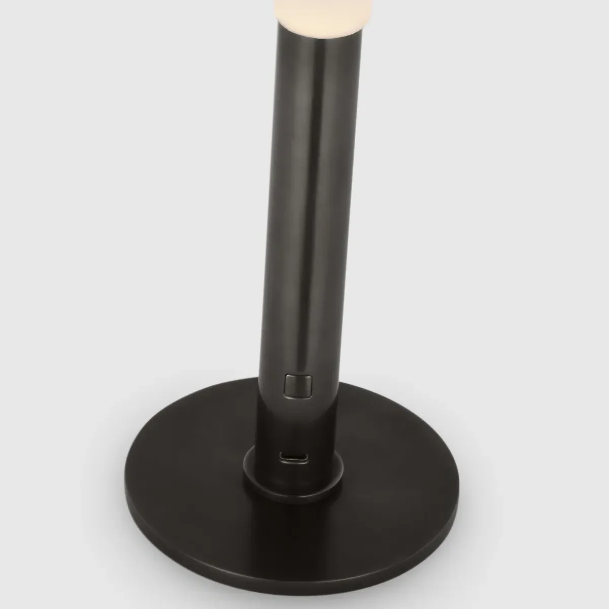 Rousseau Rechargeable Accent Lamp - Bronze, Crystal