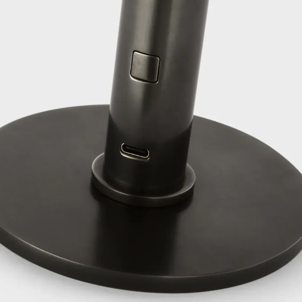 Rousseau Rechargeable Accent Lamp - Bronze, Crystal