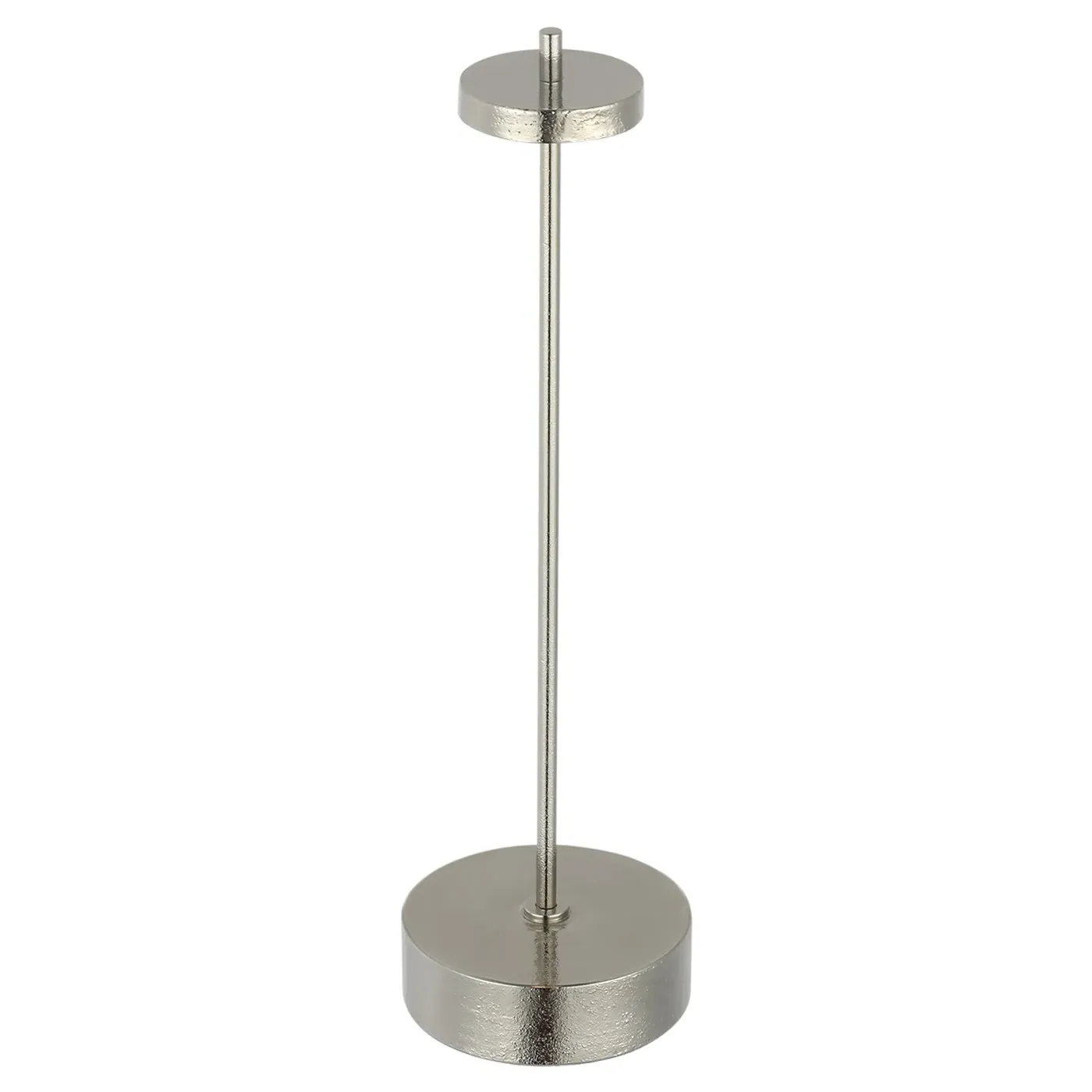 Sene 12" Rechargeable Table Lamp - Museum Nickel, Brass