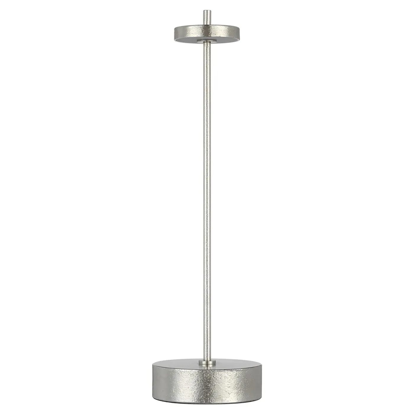 Sene 12" Rechargeable Table Lamp - Museum Nickel, Brass