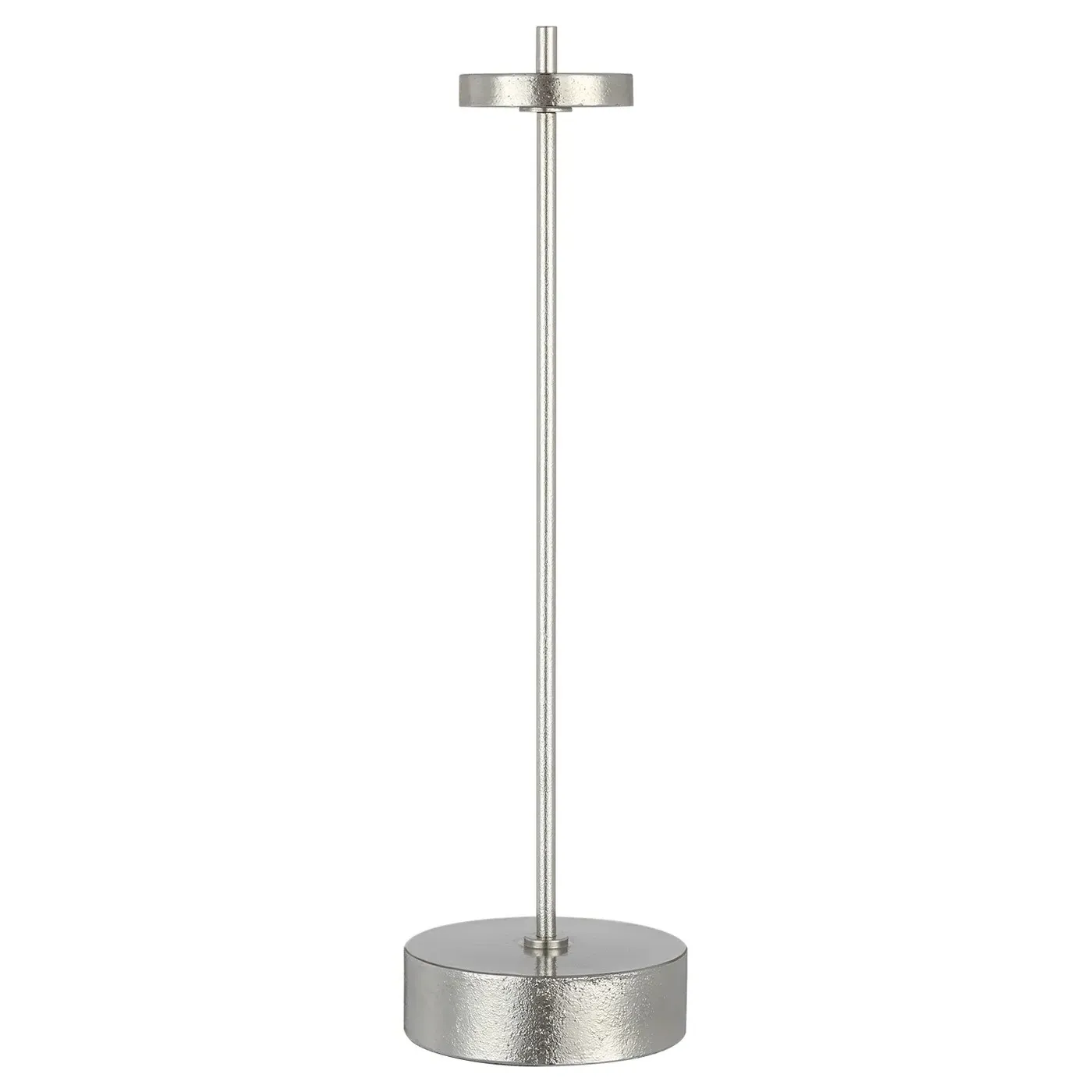 Sene 12" Rechargeable Table Lamp - Museum Nickel, Brass