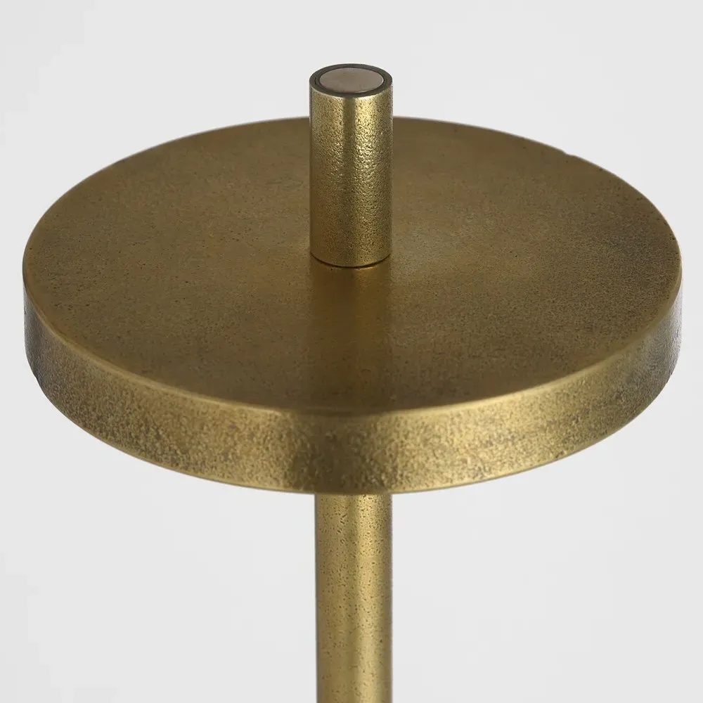 Sene Rechargeable Floor Lamp - Museum Brass, Brass
