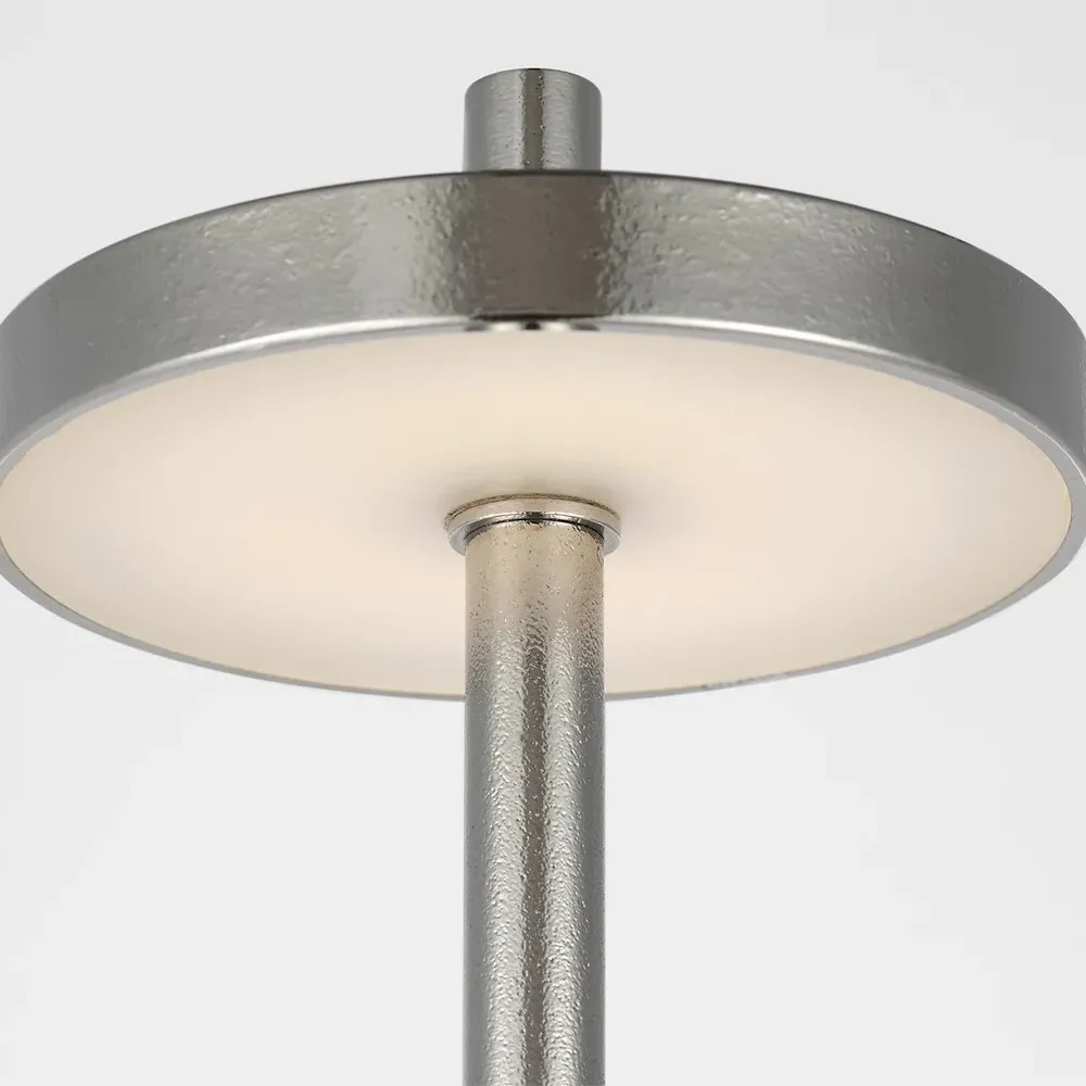 Sene Rechargeable Floor Lamp - Museum Nickel, Brass