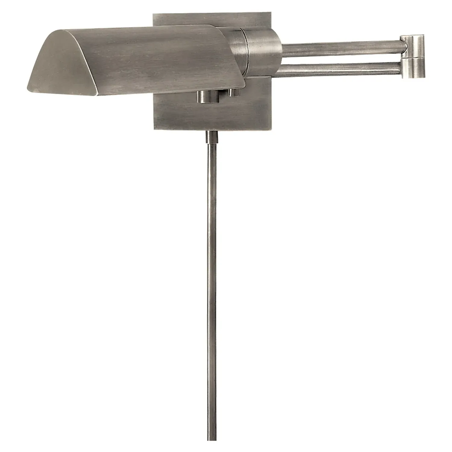 Studio Swing Arm Wall Sconce - Antique Nickel, Metal image