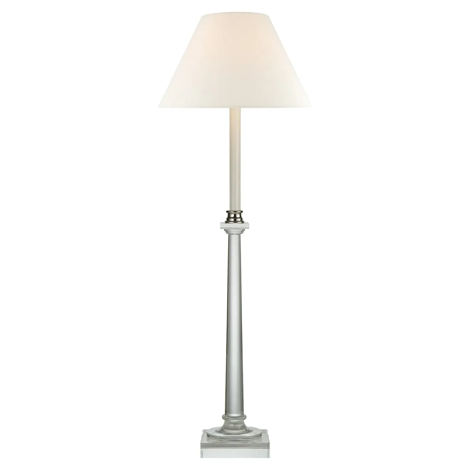 Swedish Column Table Lamp - Crystal, Glass