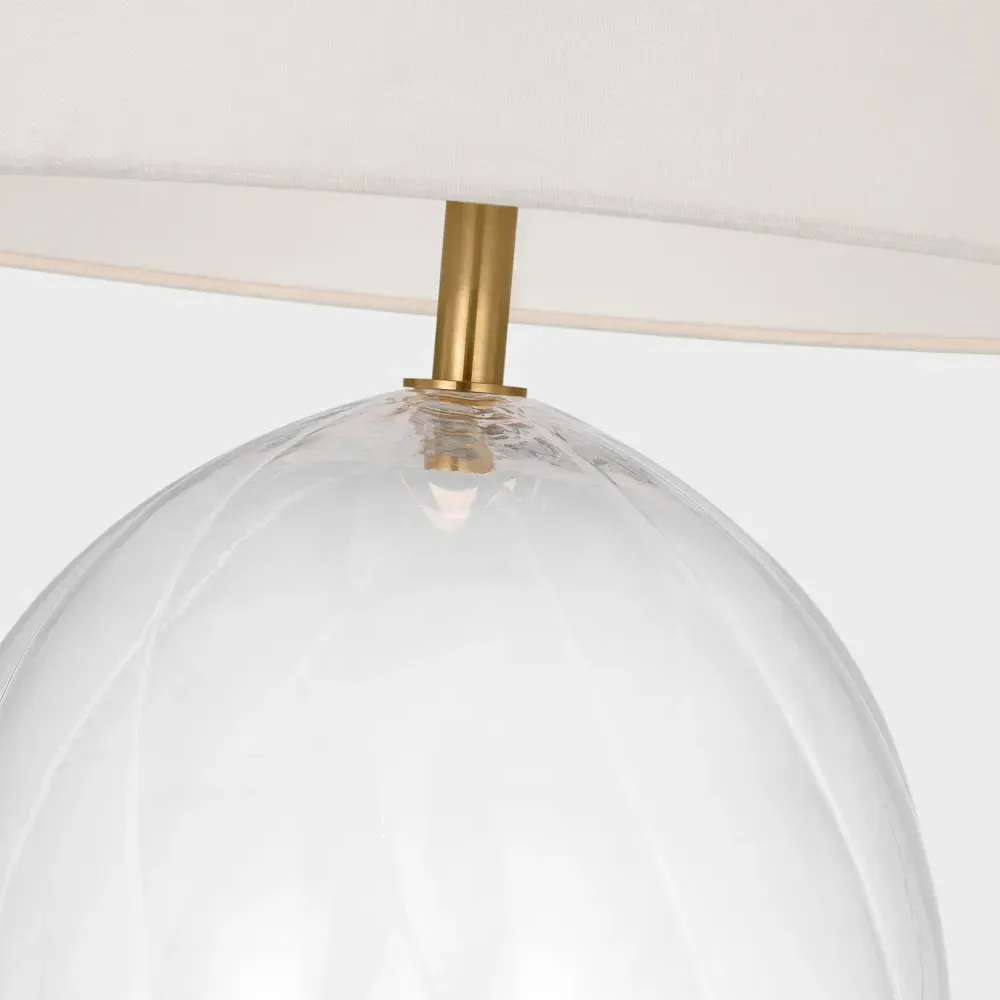 Talia Cordless Table Lamp - Clear, Glass