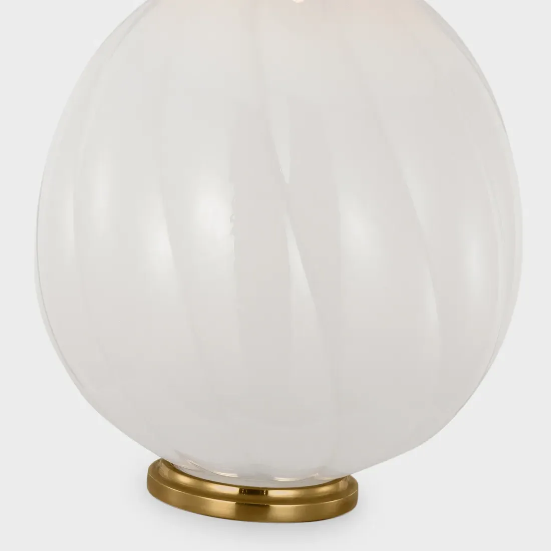 Talia Cordless Table Lamp - White, Glass