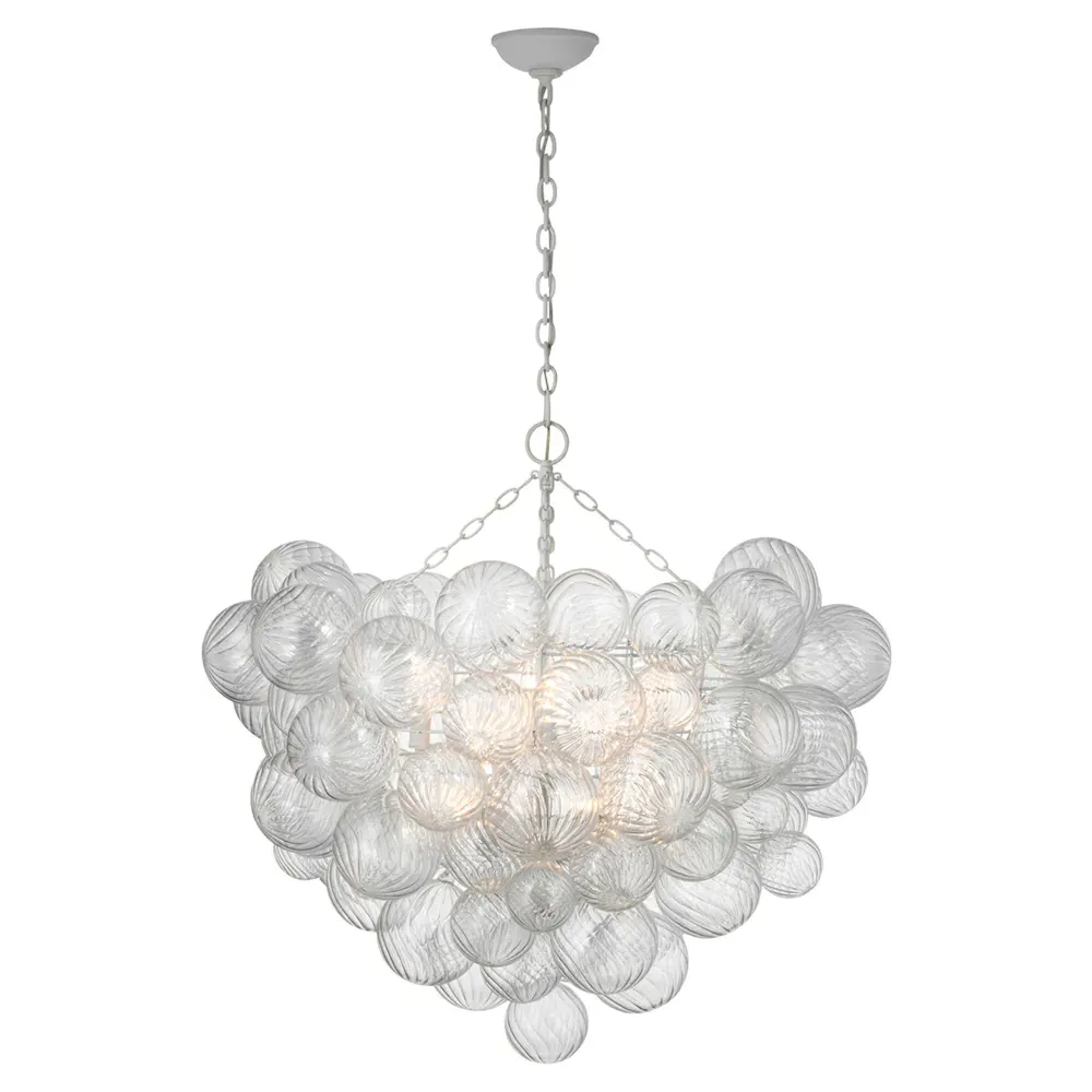 Talia Grande Chandelier - Plaster White, Metal