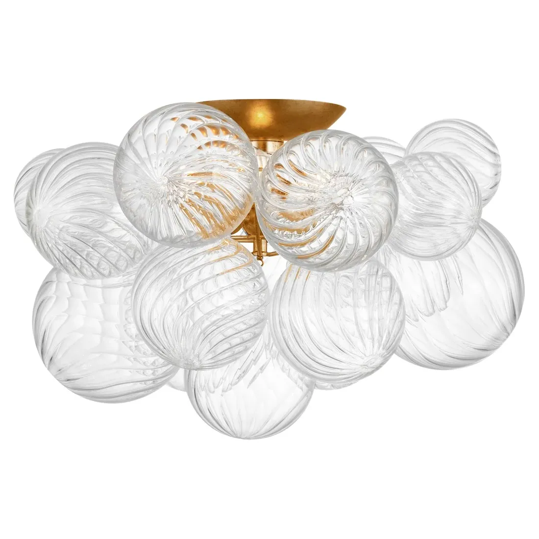 Talia Large Flush Mount - Gild, Metal image