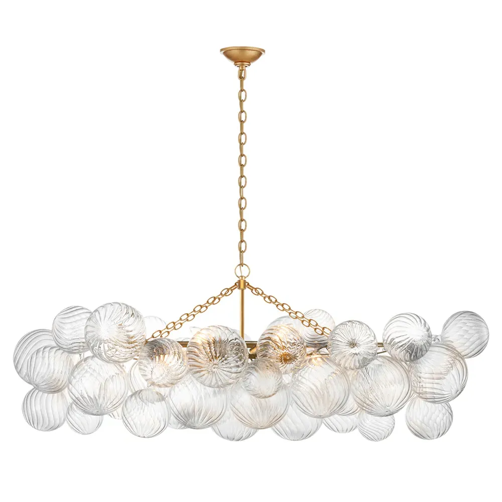 Talia Medium Linear Chandelier - Gild, Metal