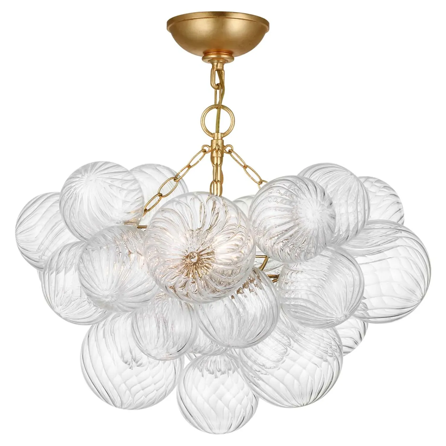 Talia Small Semi Flush Mount - Gild, Metal image