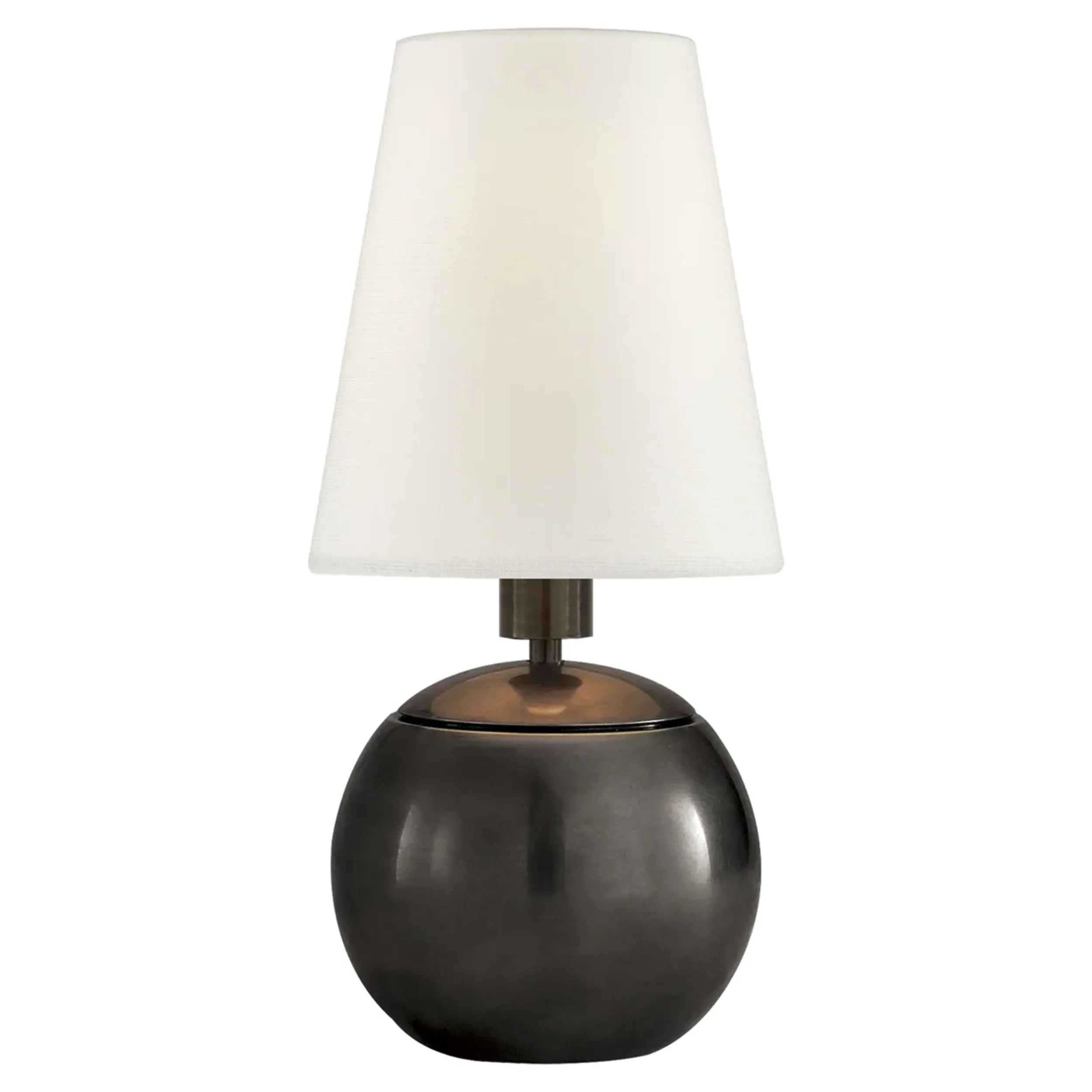 Terri Extra Small Round Table Lamp - Bronze, Metal