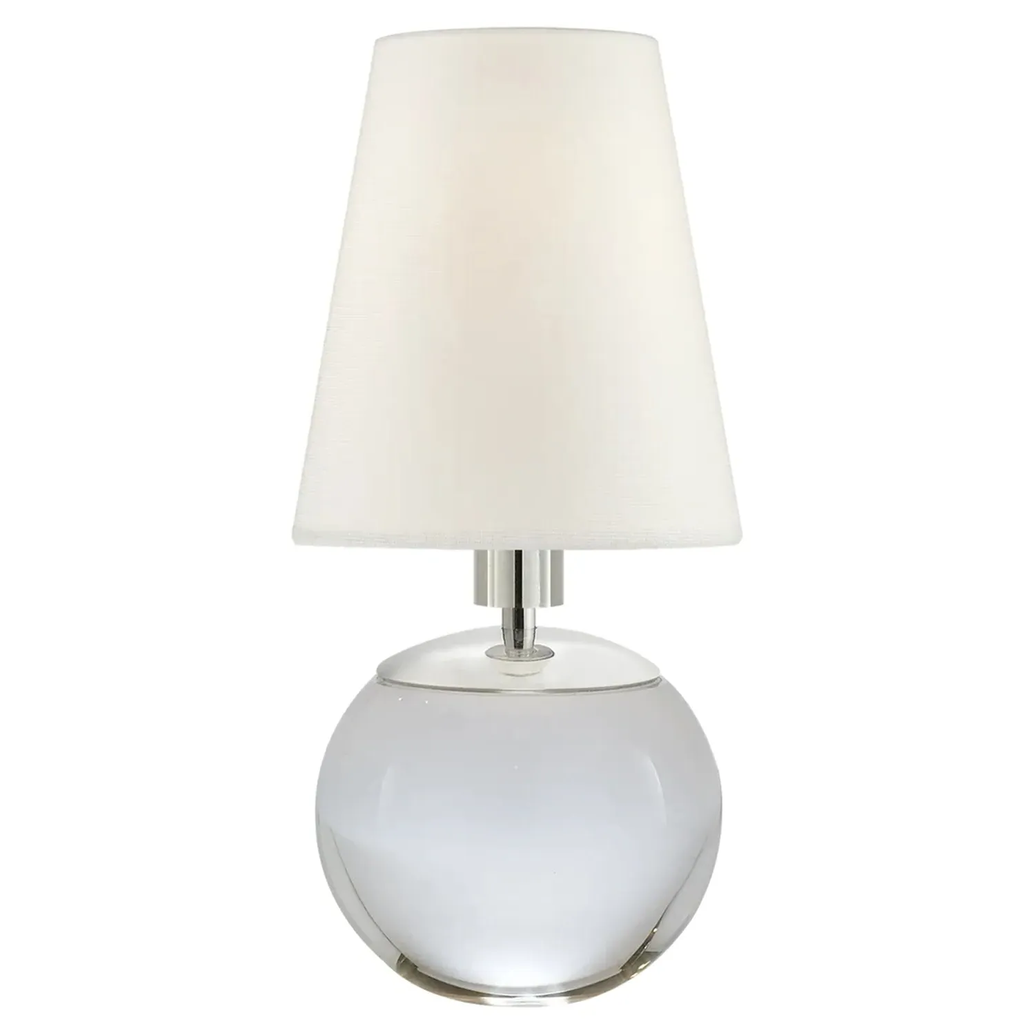 Terri Extra Small Round Table Lamp - Crystal