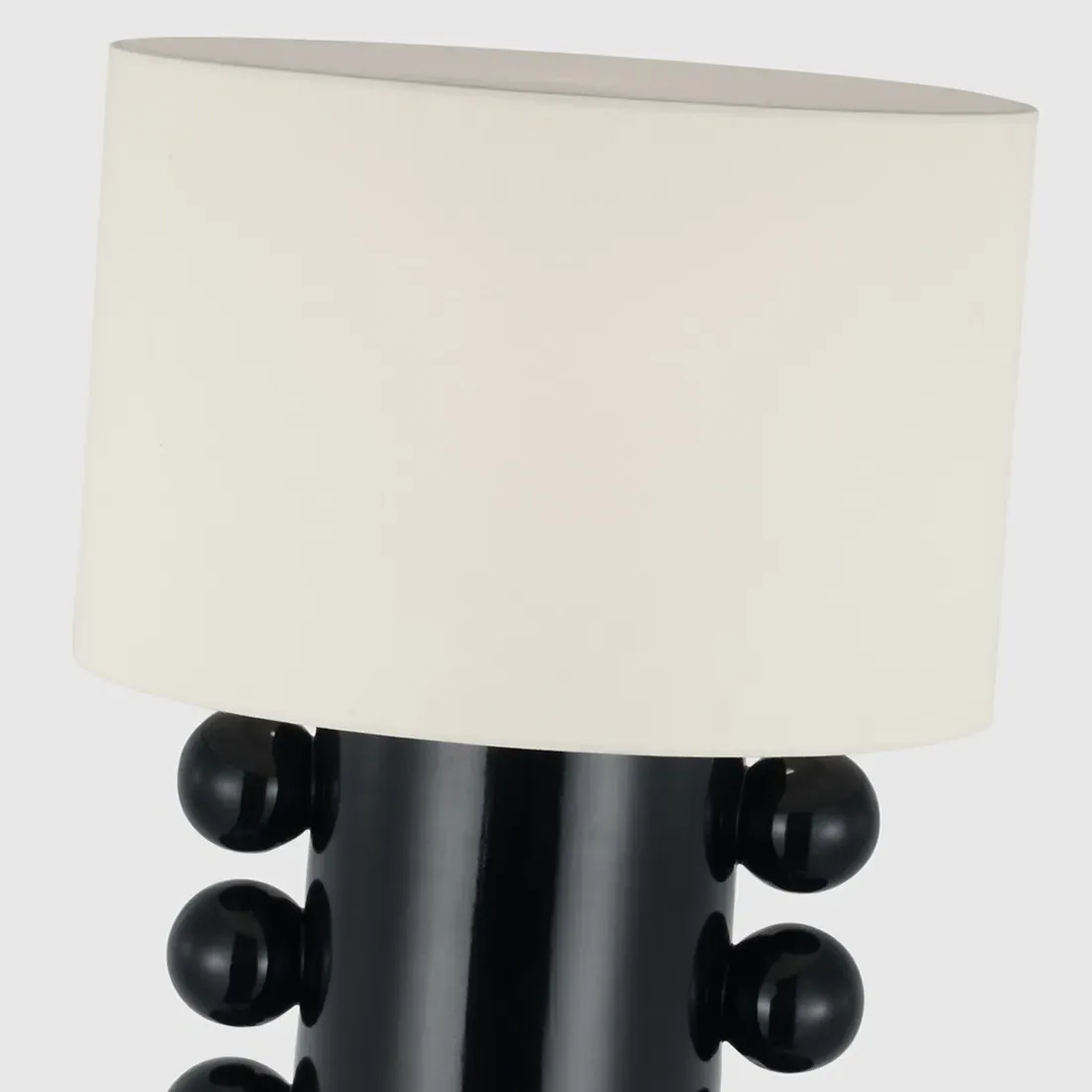 Tiglia Cordless Table Lamp - Black, Ceramic