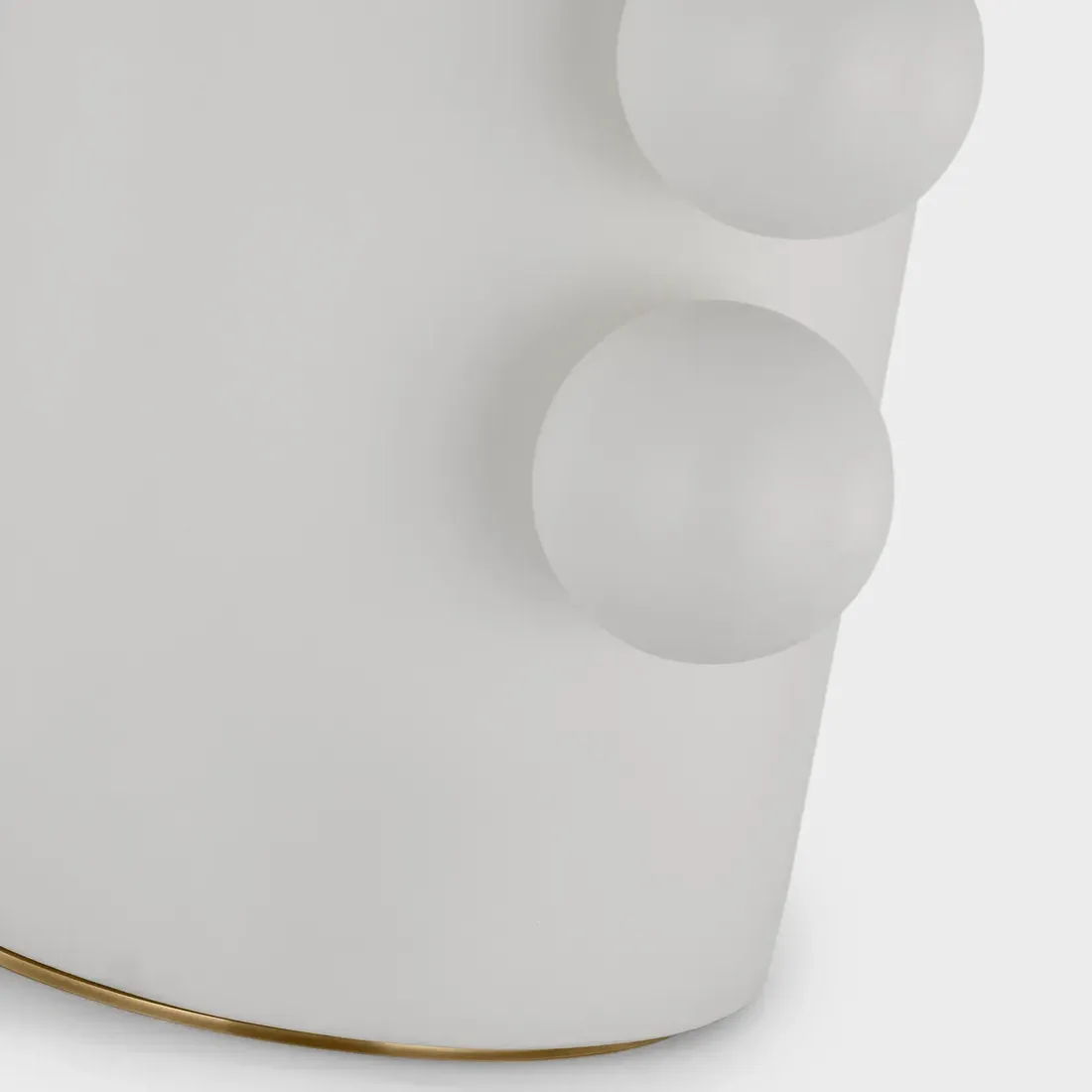 Tiglia Cordless Table Lamp - Plaster White