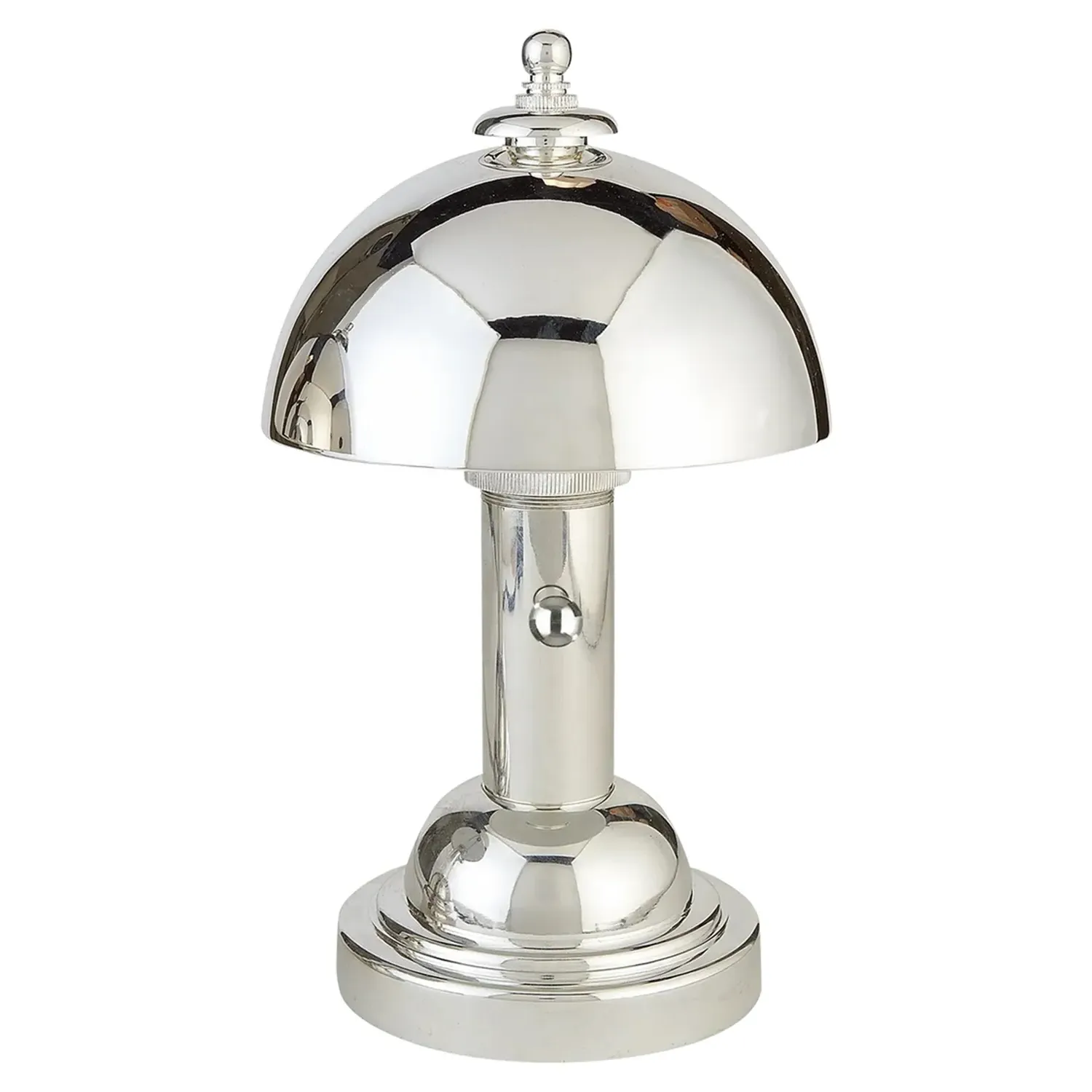 Totie Dome Shade Desk Lamp - Polished Nickel, Metal