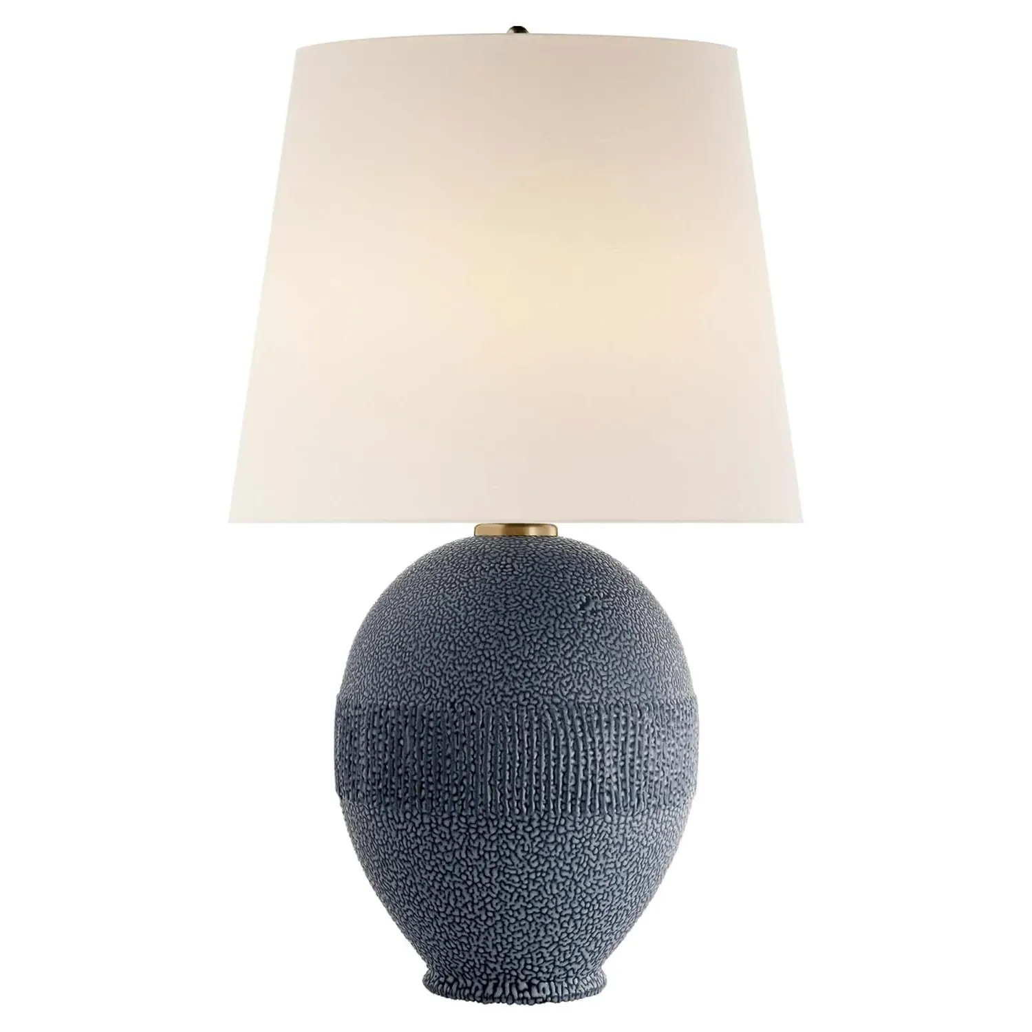 Toulon Table Lamp - Beaded Blue, Ceramic image