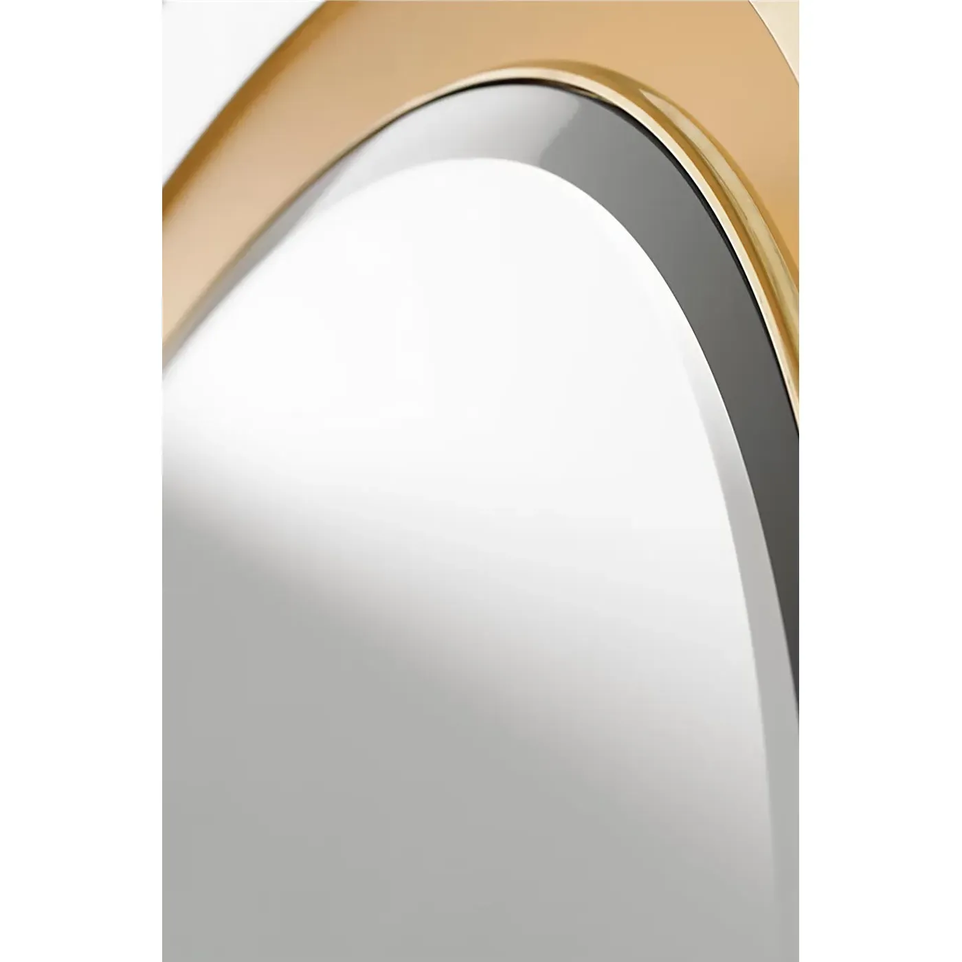 Tricia Round Illuminated Wall Mirror - Antique Brass