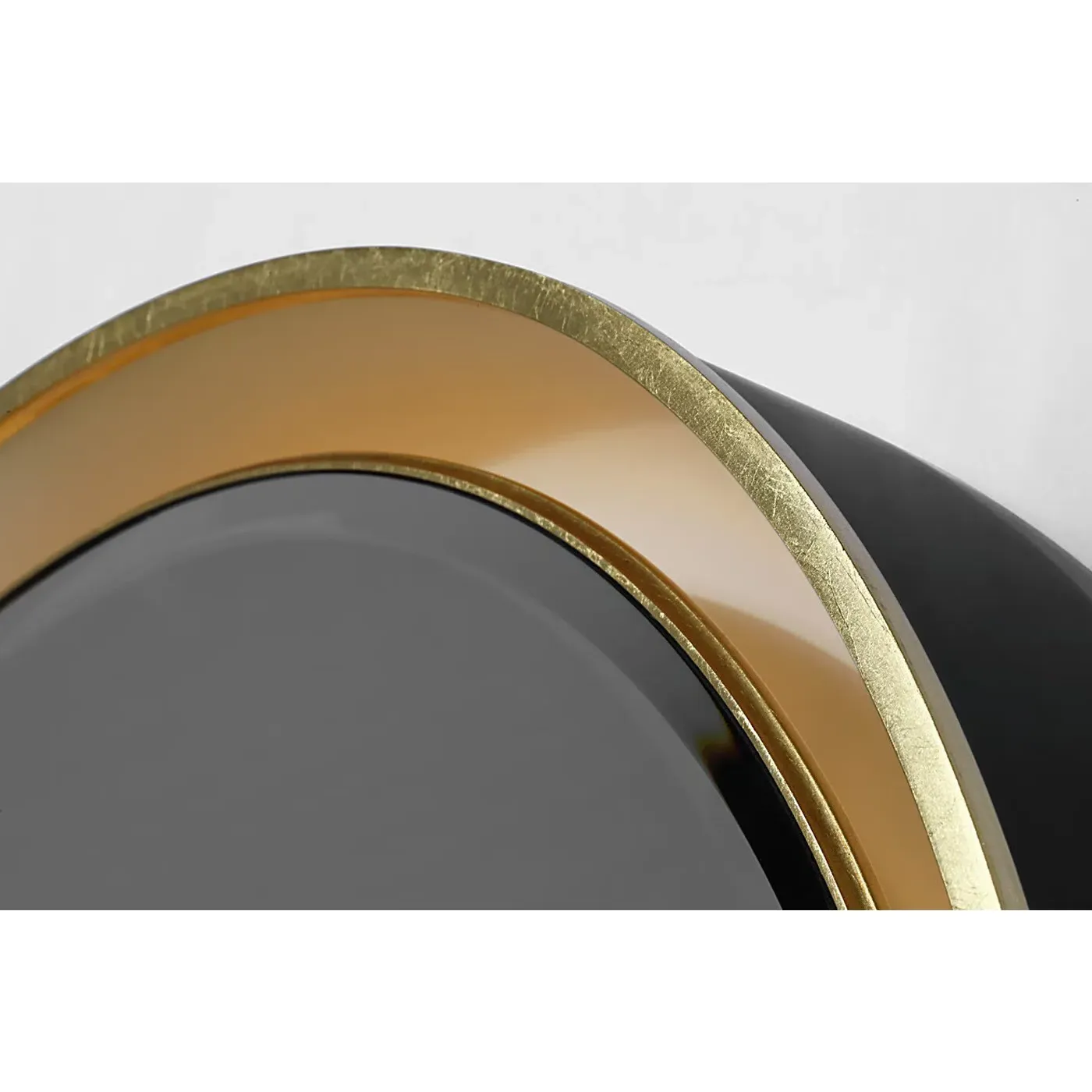 Tricia Round Illuminated Wall Mirror - Iron Gild