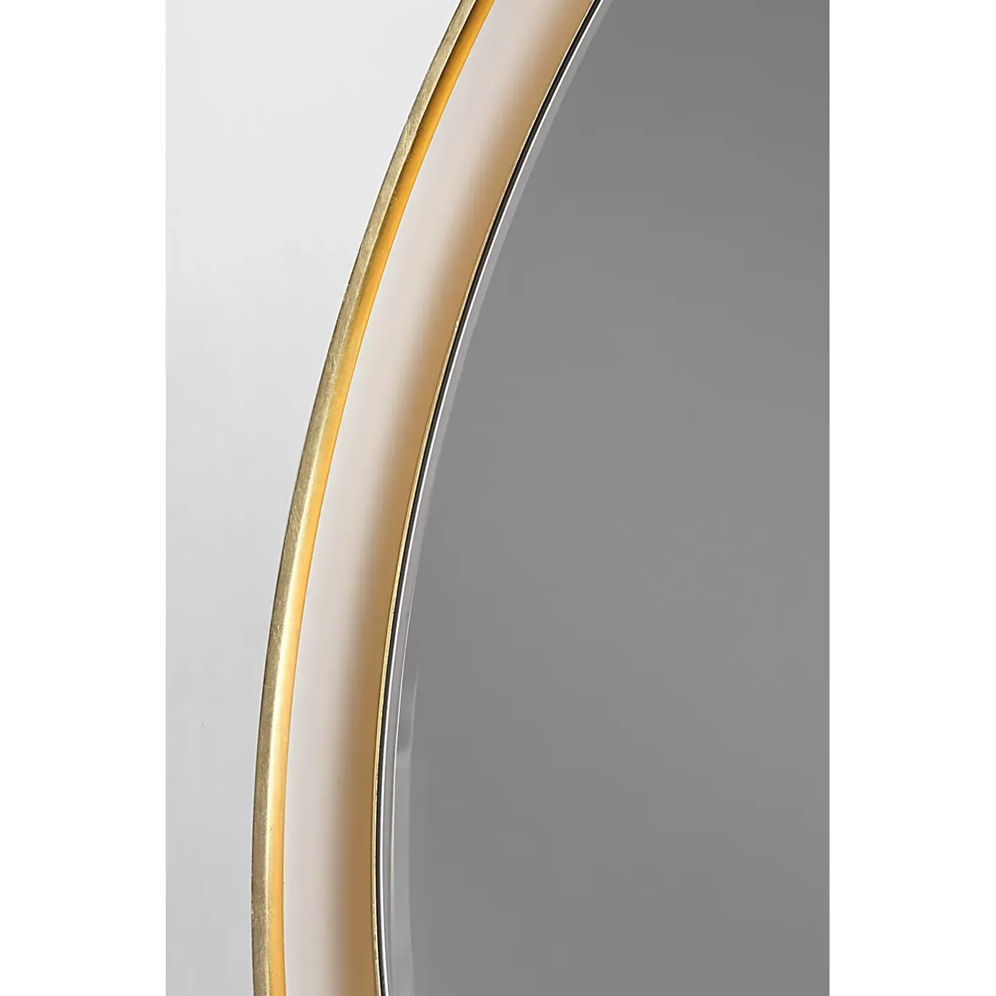 Tricia Round Illuminated Wall Mirror - Iron Gild