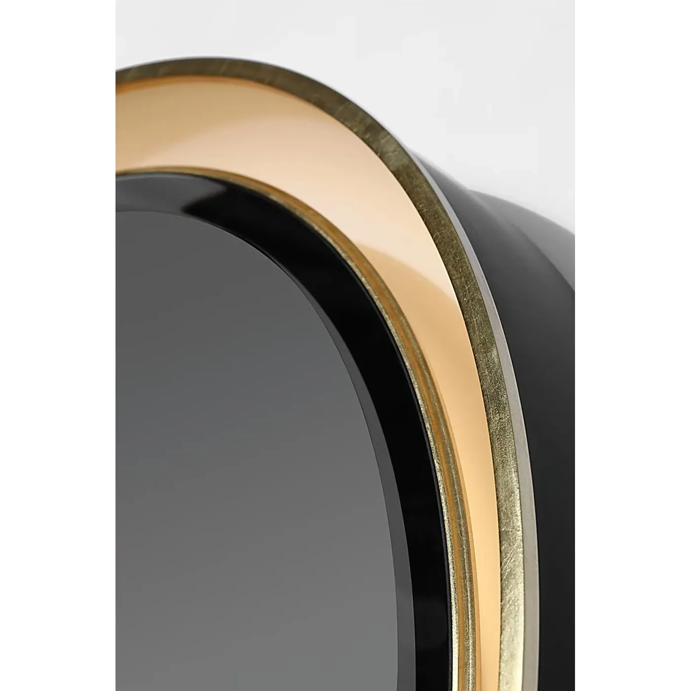 Tricia Round Illuminated Wall Mirror - Modern Iron/Gild