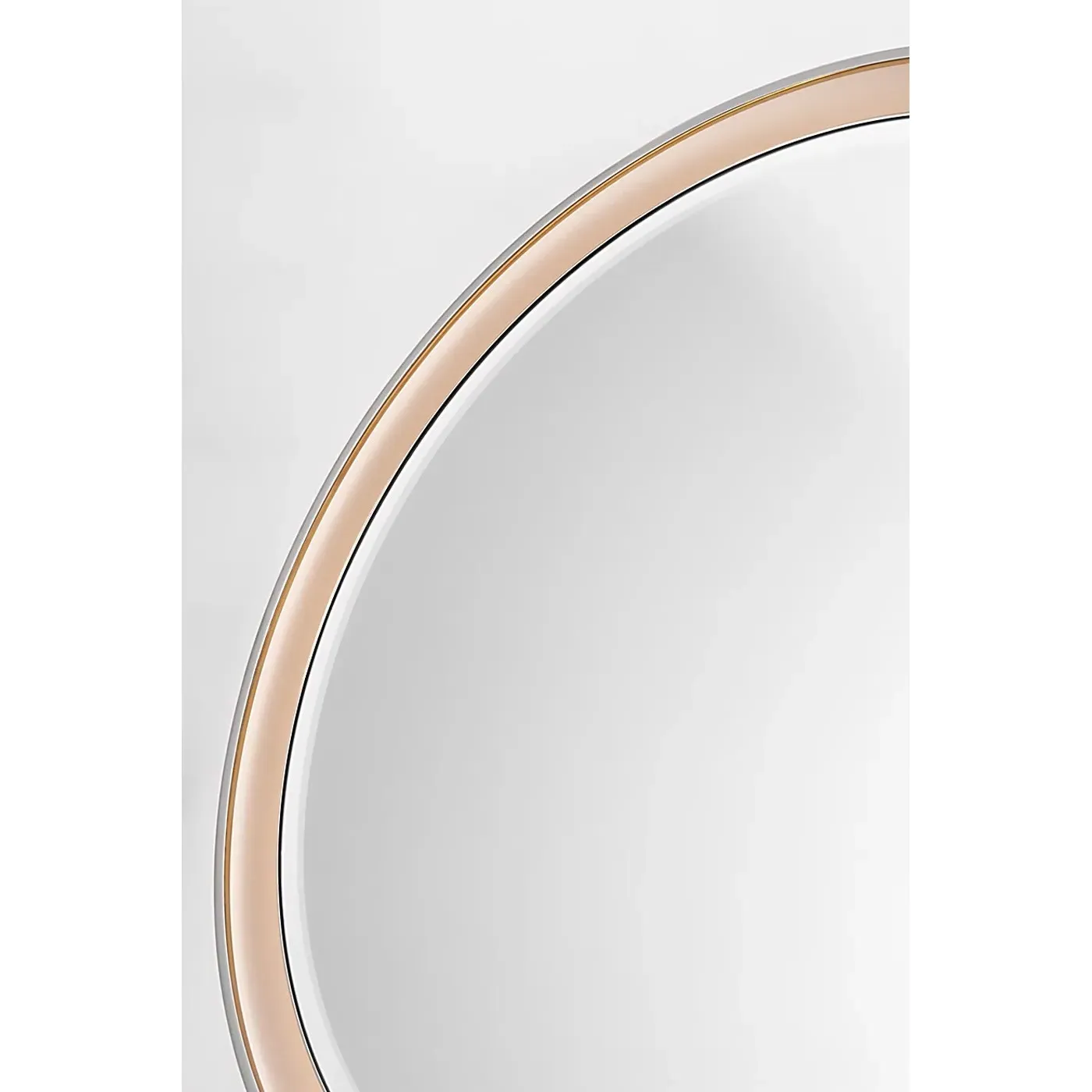 Tricia Round Illuminated Wall Mirror - Polished Nickel
