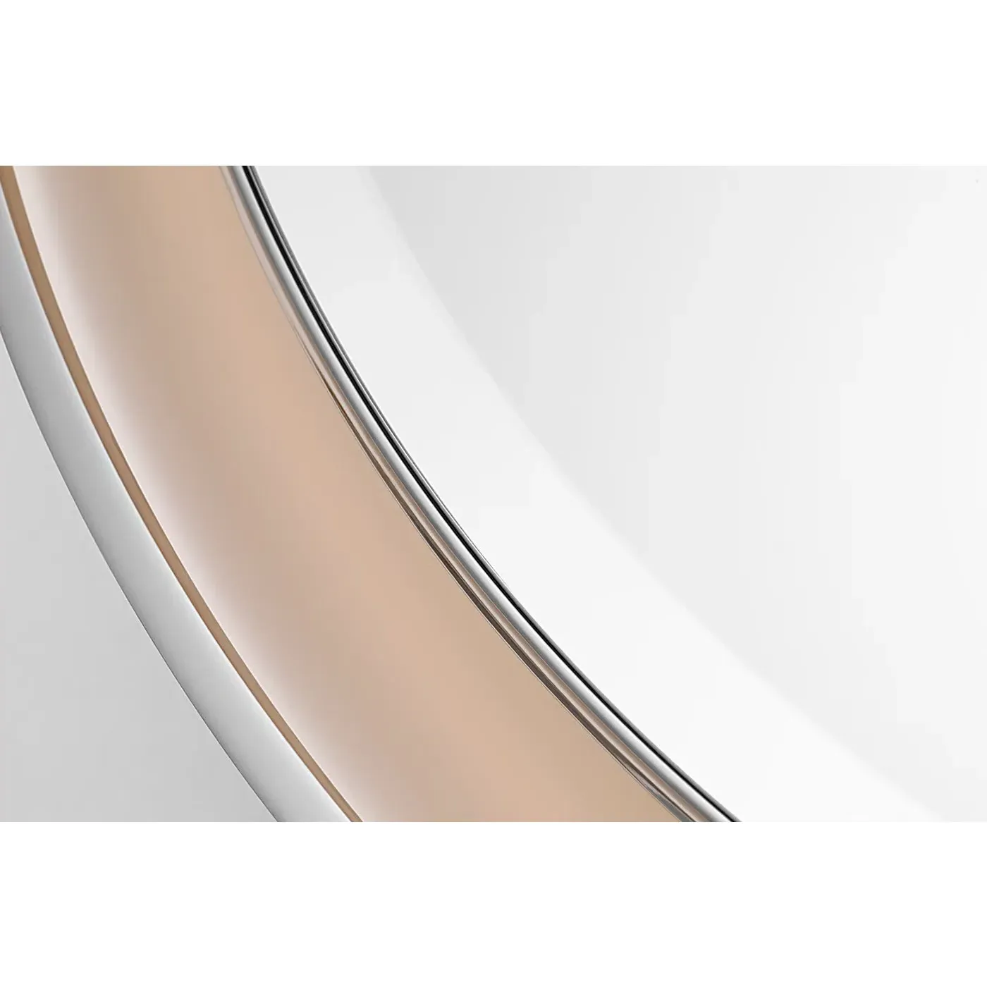 Tricia Round Illuminated Wall Mirror - Polished Nickel