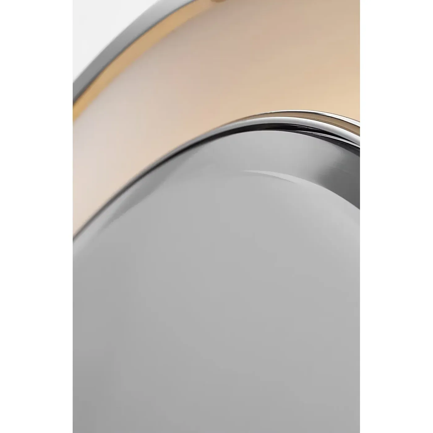 Tricia Round Illuminated Wall Mirror - Polished Nickel