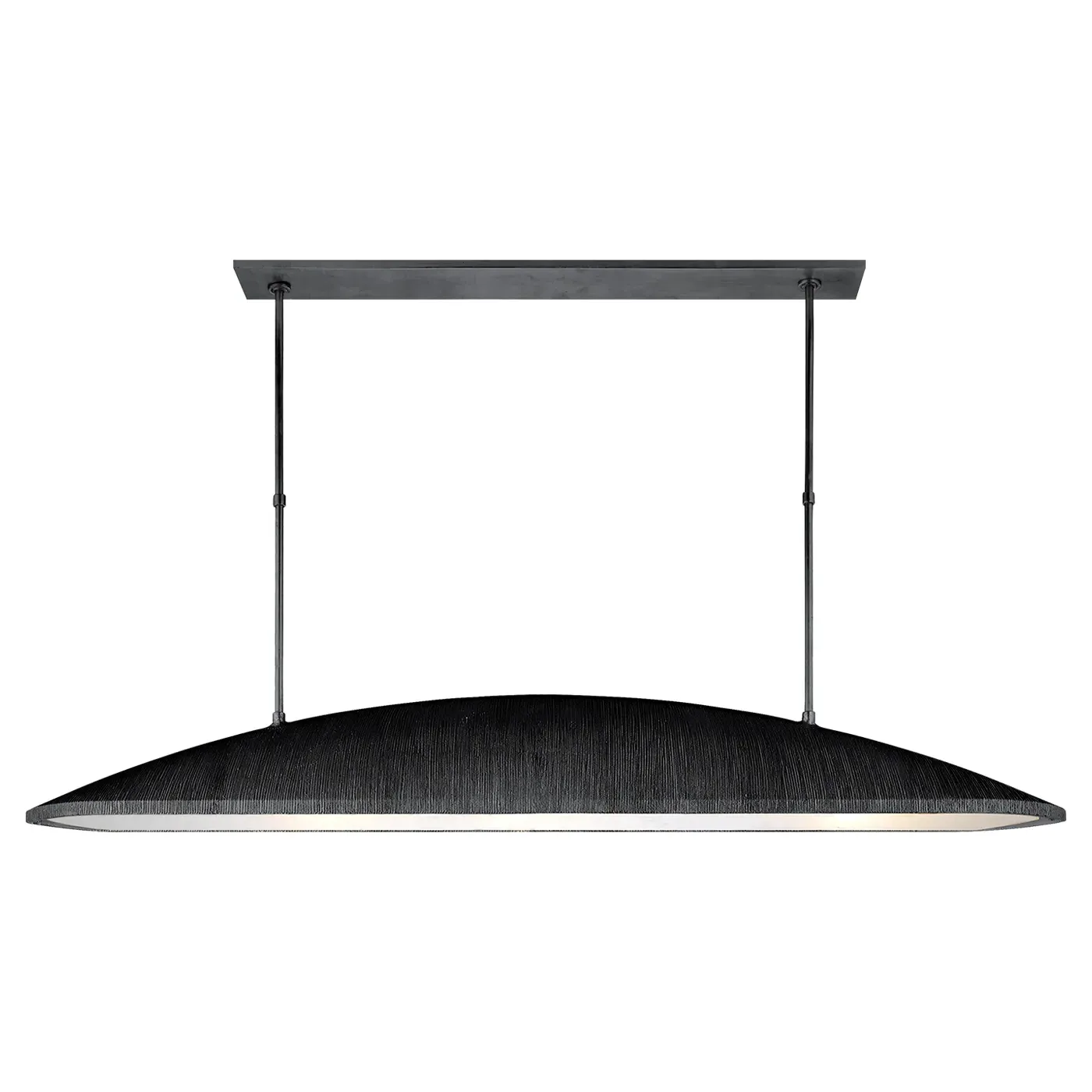 Utopia Linear Pendant - Aged Iron, Acrylic