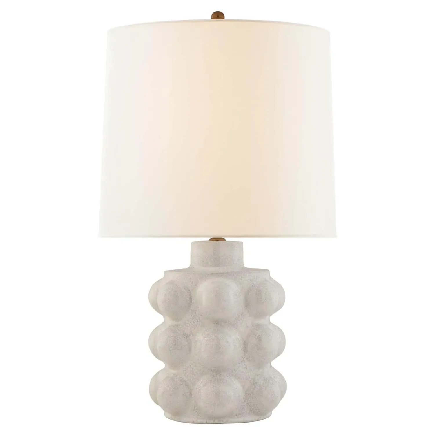 Vedra Table Lamp - Bone Craquelure, Metal