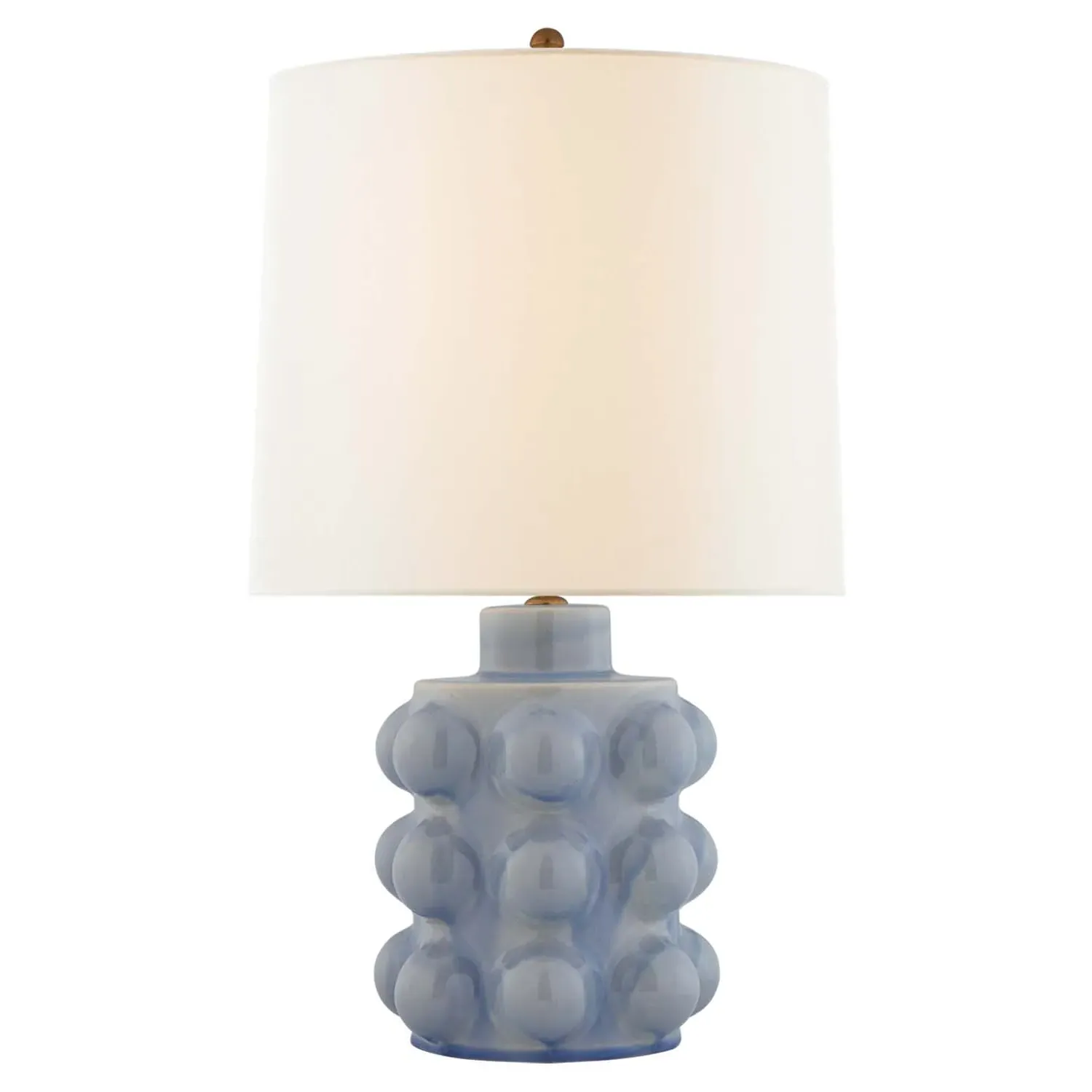 Vedra Table Lamp - Polar Blue Crackle, Ceramic